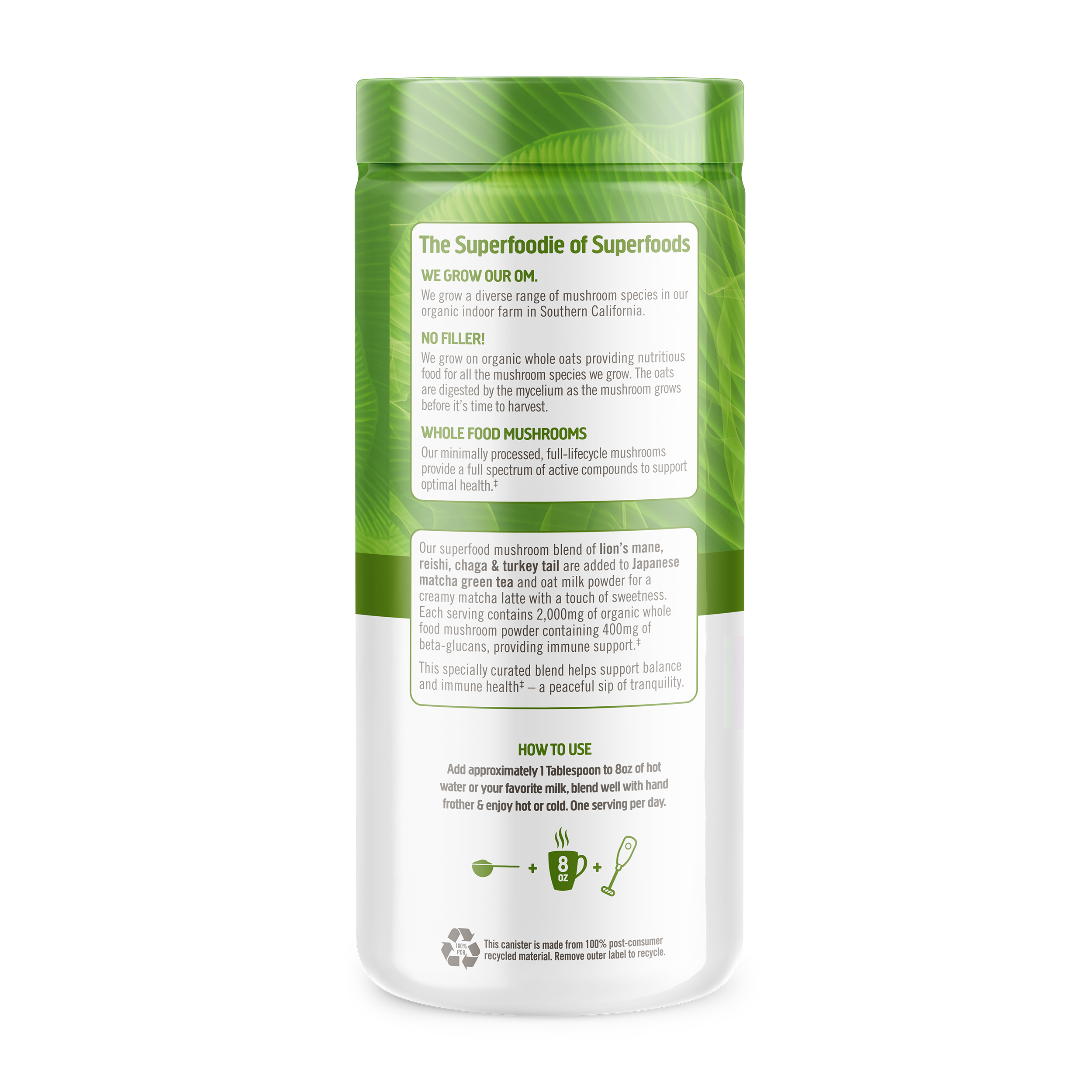 Mushroom Matcha Latte Blend、mySite、gigharbornorthrealestate