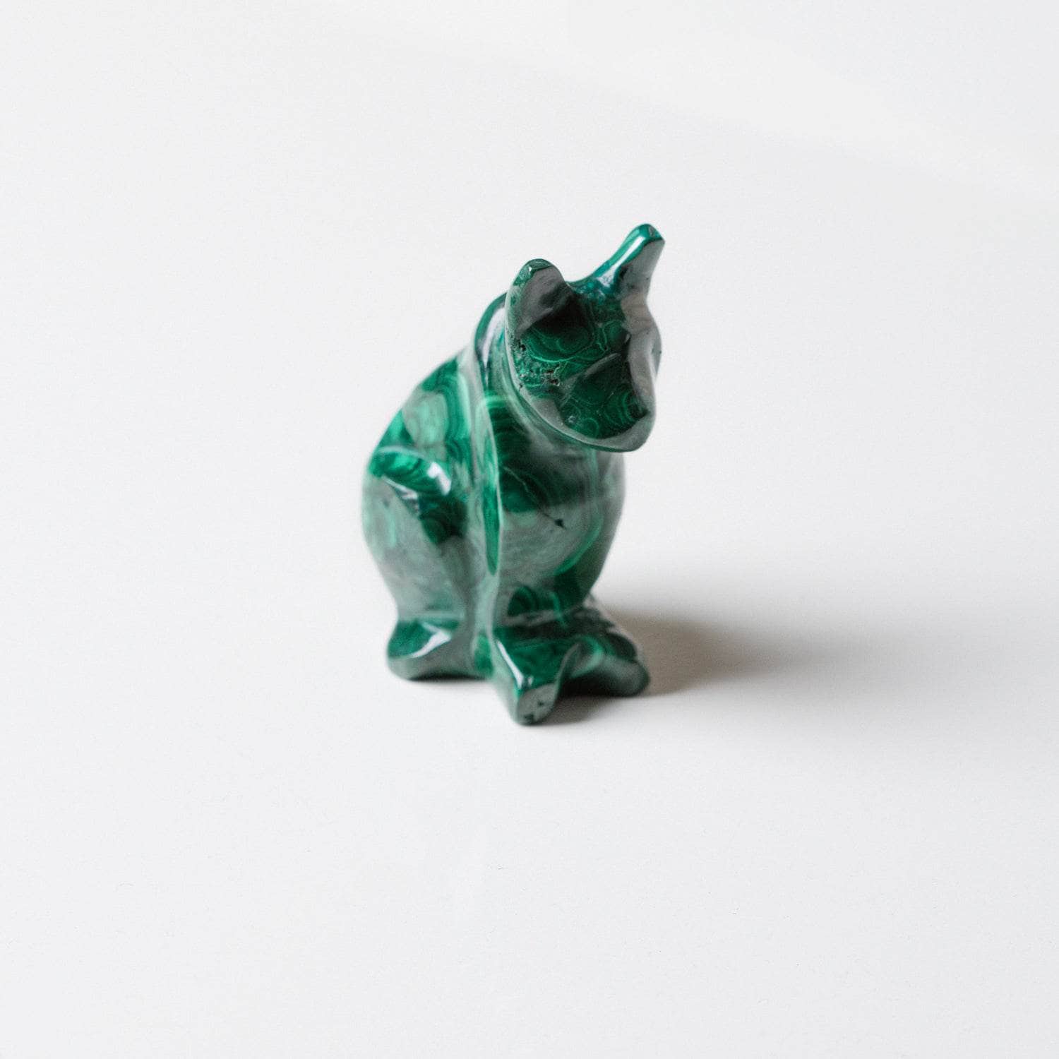 Genuine Malachite Cats - Hand Carved - 1 of a Kind、mySite、hinf8tx79