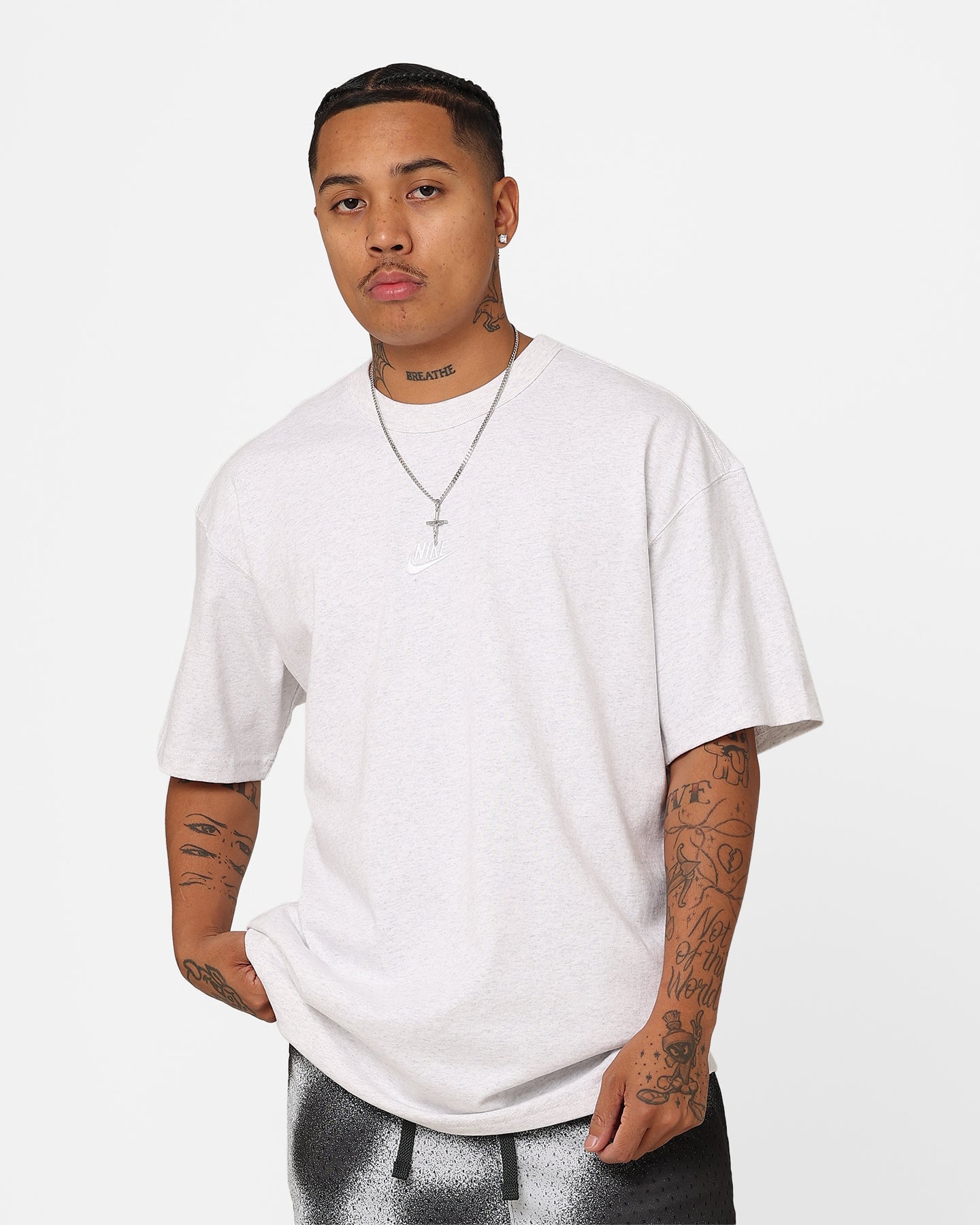 Nike Sportswear Premium Essentials Sustainable T-Shirt Birch Heather、mySite、zt4zffjzw