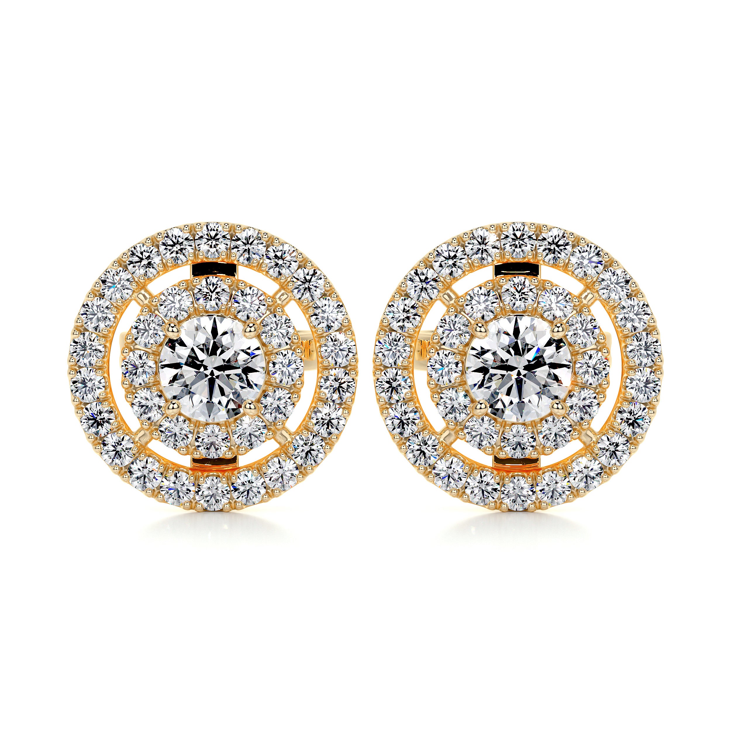 Joan Diamond Earrings (1 Carat) - 18K Yellow Gold、mySite、hinf8tx79