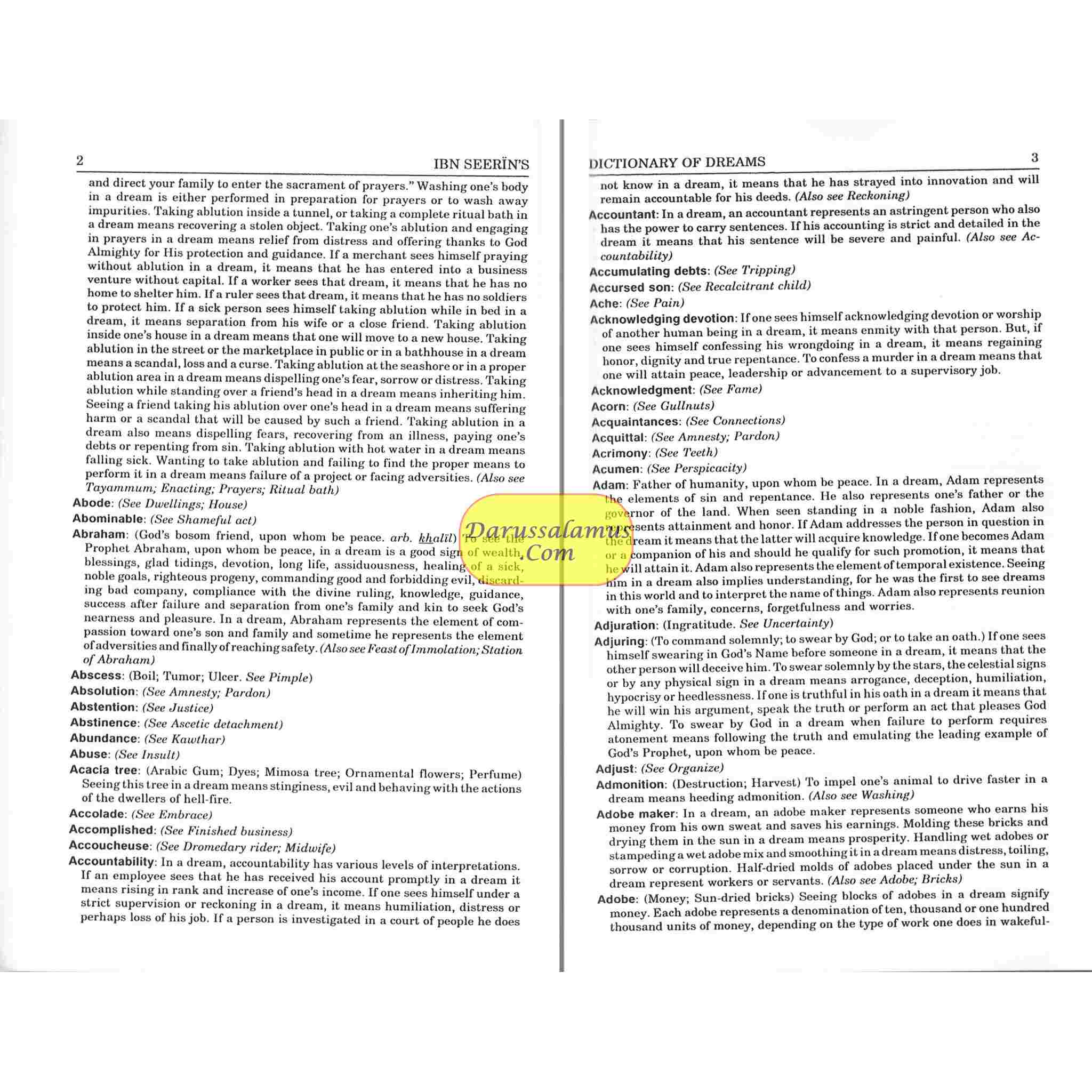 Ibn Seerin's Dictionary of Dreams: According to Islamic Inner Traditions By Muhammad M. Al-Akili、mySite、topwebapps