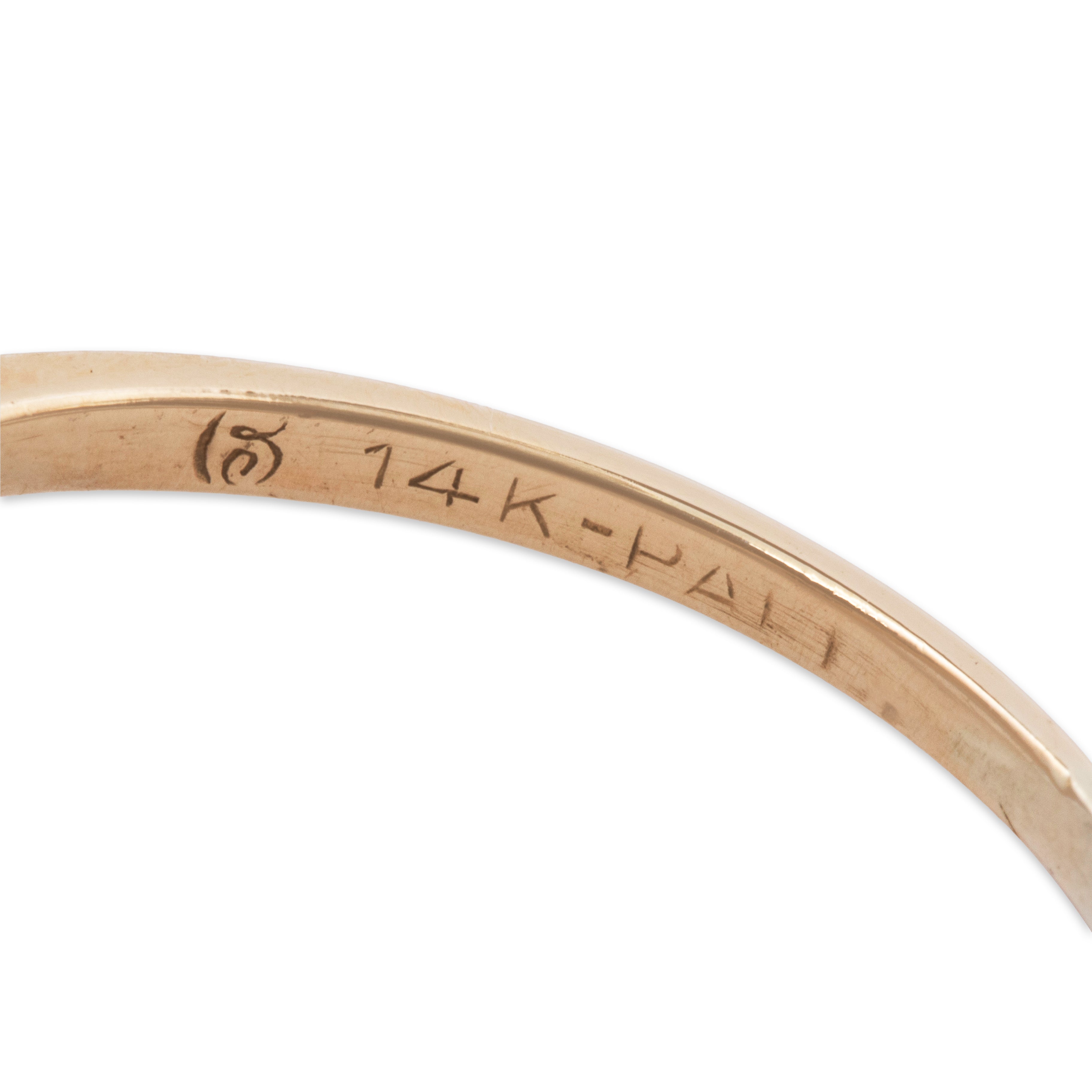 Antique Lambert Bros. 14k Yellow & White Gold .76cttw Old Mine Diamond Ring、mySite、hinf8tx79