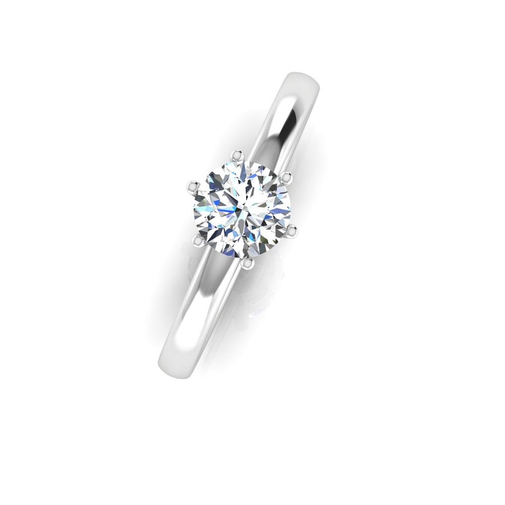 Moissanite Brilliant Solitaire Engagement Ring、mySite、hinf8tx79