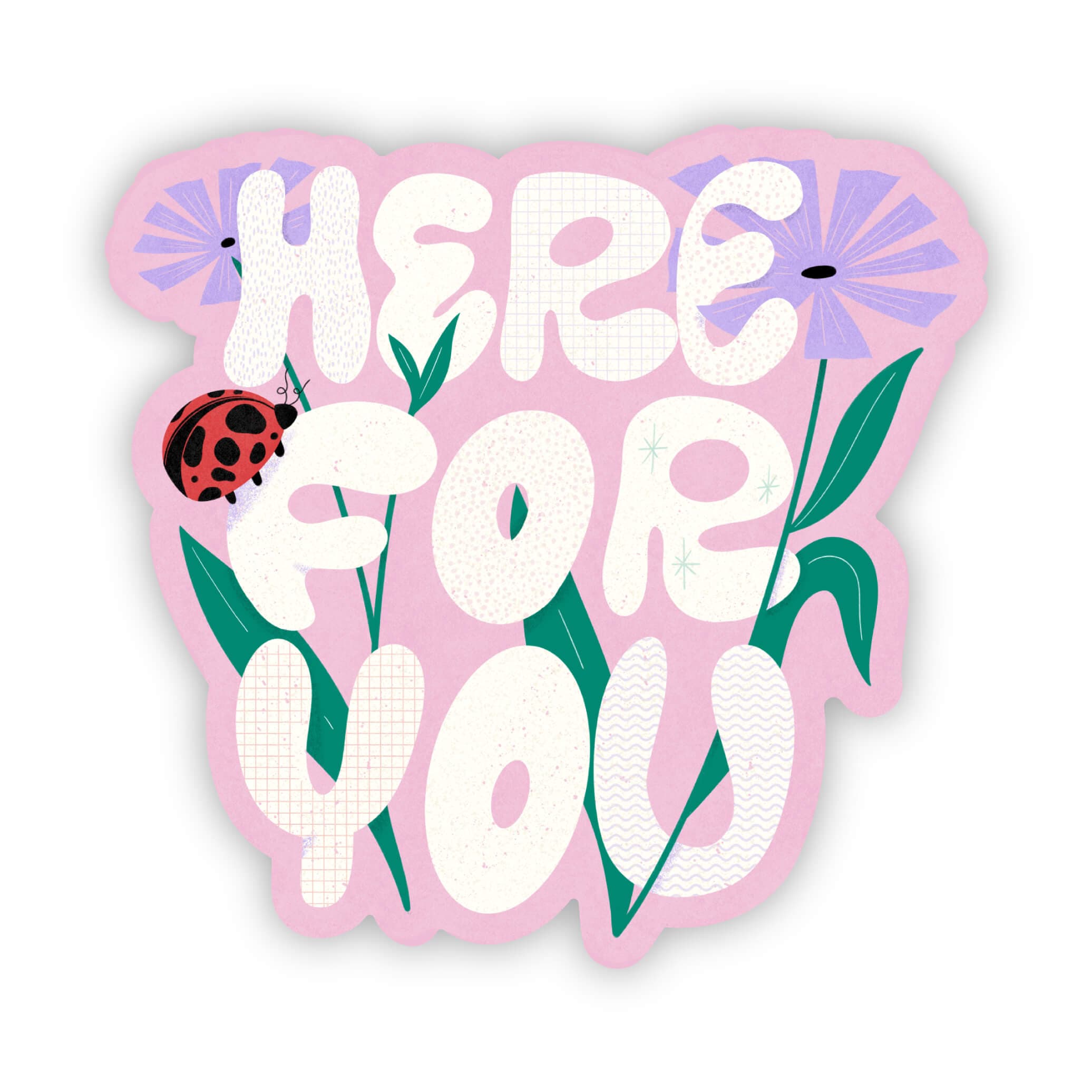  Here for you pink sticker、mySite、ghnorth