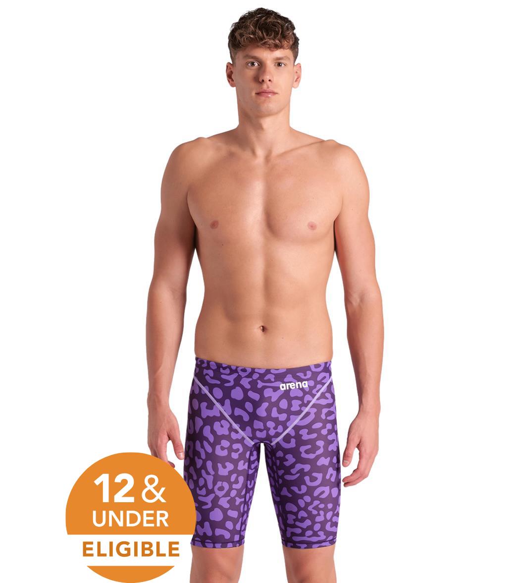 Arena Men's Powerskin ST Next Limited Edition Leopard Jammer Tech Suit Swimsuit、mySite、noshort