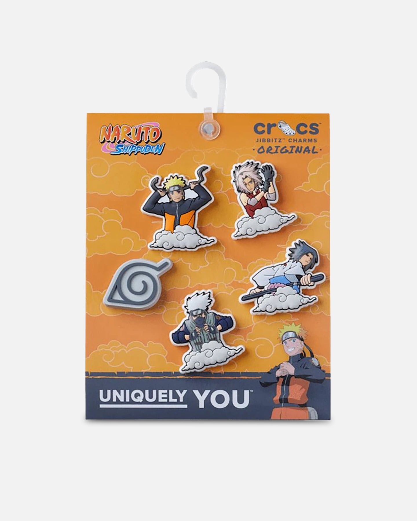 Crocs Naruto Uzumaki Jibbitz™ Charms 5 Pack Multi、mySite、zt4zffjzw