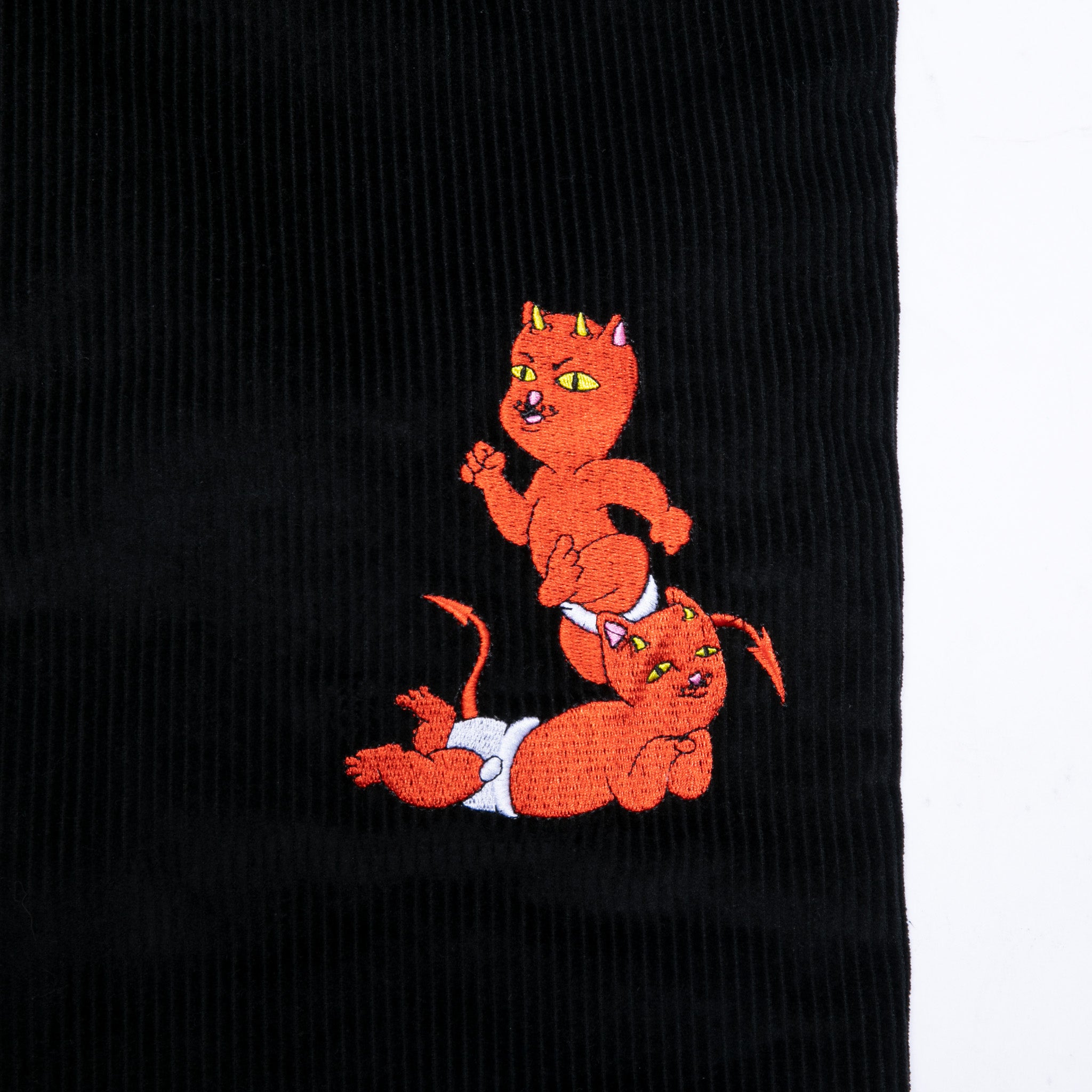  Devil Baby Corduroy Pants (Black)、mySite、merchandisen