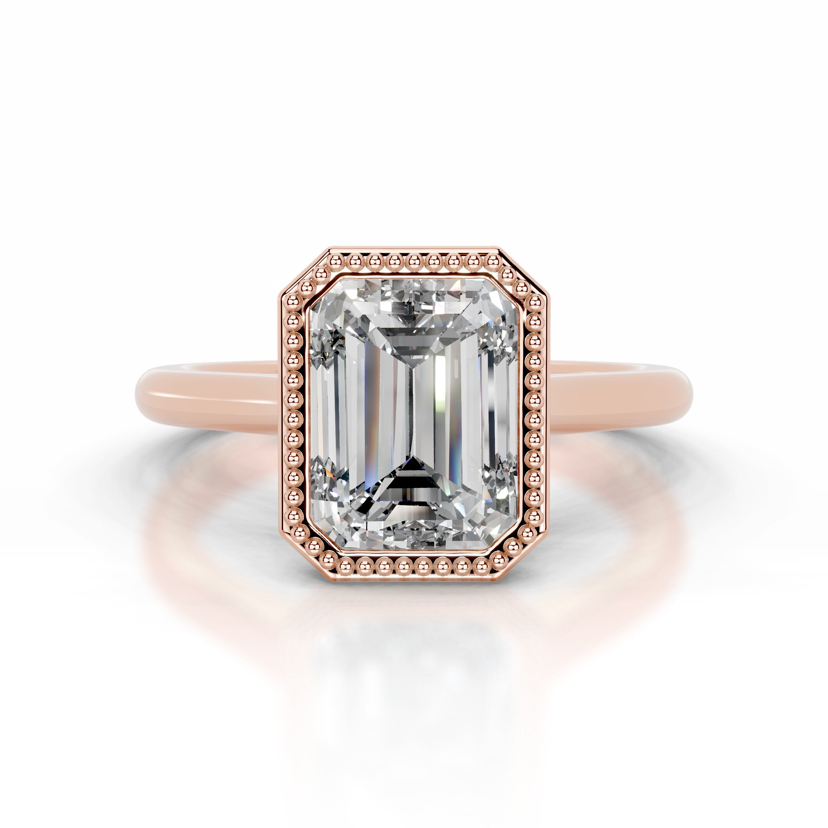 Eunice Diamond Engagement Ring - 14K Rose Gold、mySite、hinf8tx79