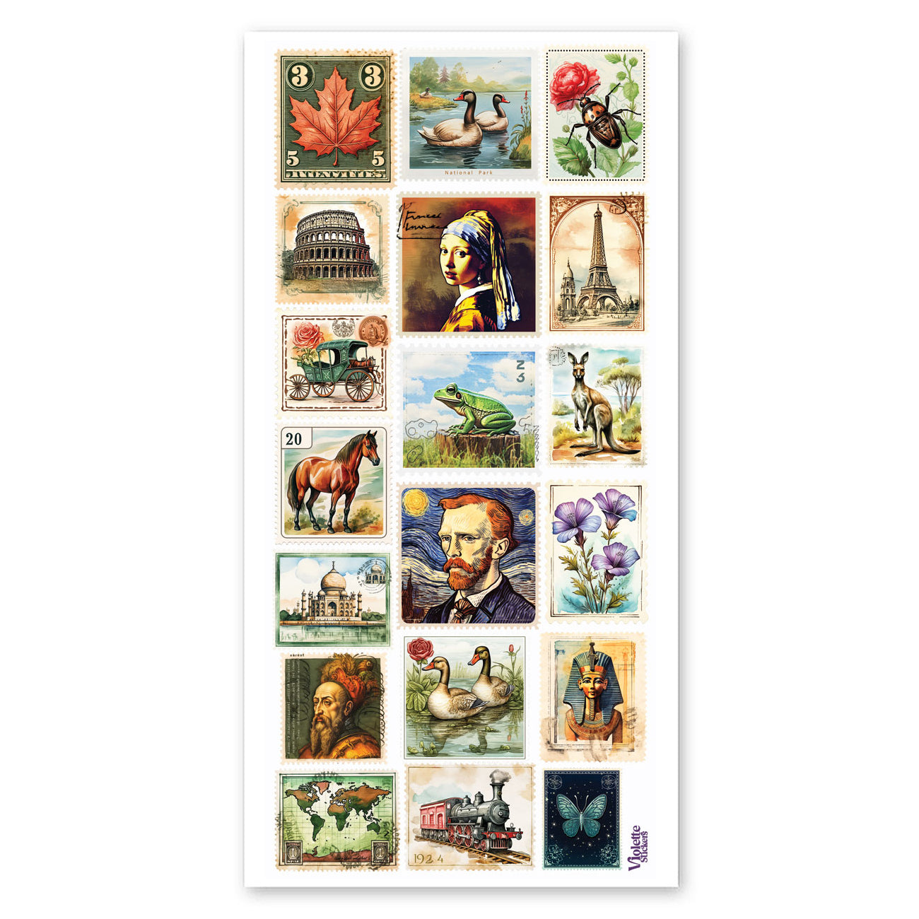  Vintage Postage Stickers、mySite、ghnorth