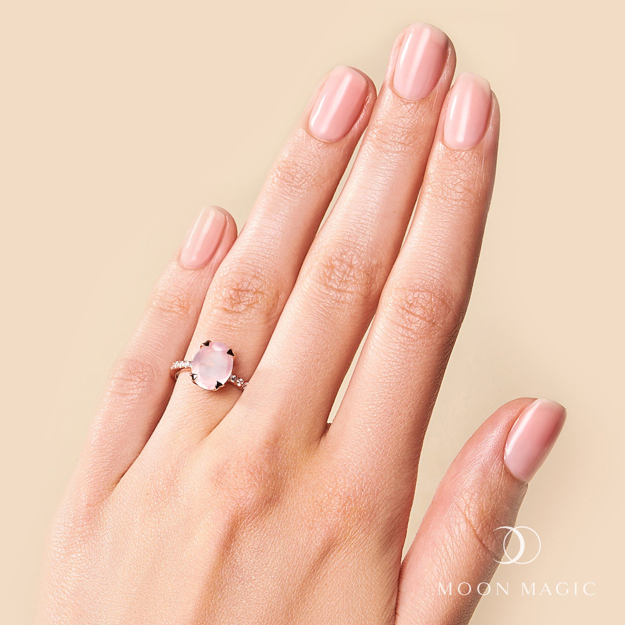 Rose Quartz Ring - Harlow、mySite、hinf8tx79
