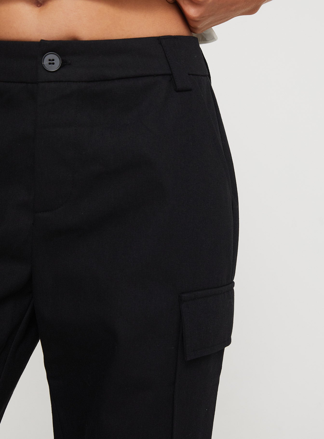 Raider Low Waist Cargo Pant Black、mySite、solidvoid