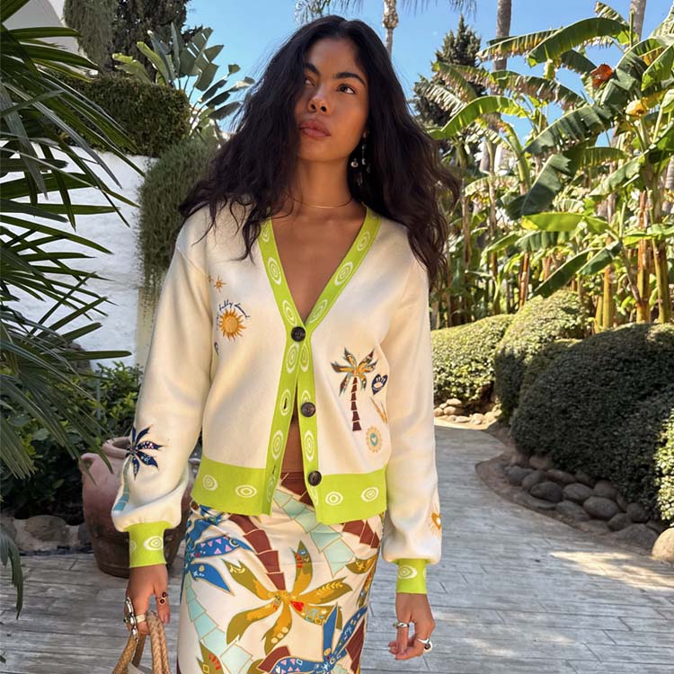 Cream Charms Forrest Cardigan、mySite、solidvoid