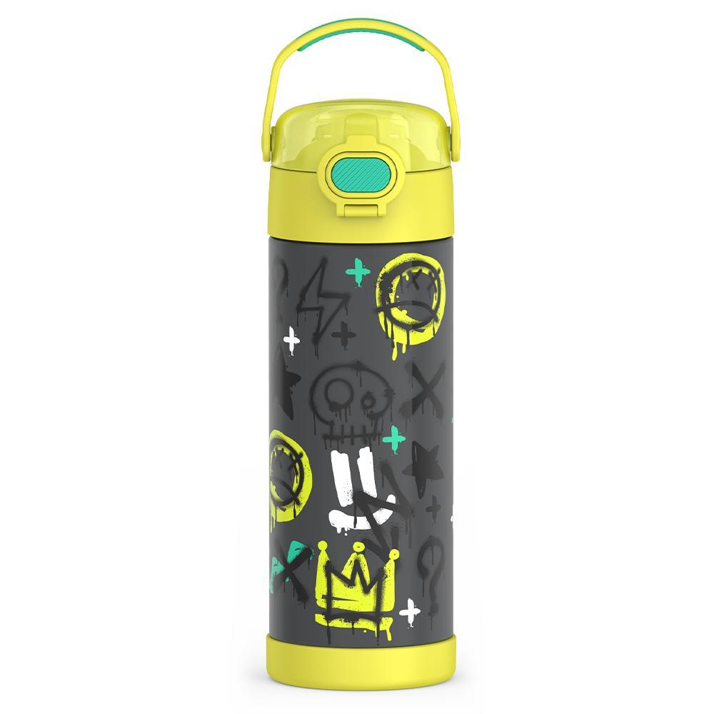 16oz FUNTAINER® WATER BOTTLE WITH LOCKING LID、mySite、noshort