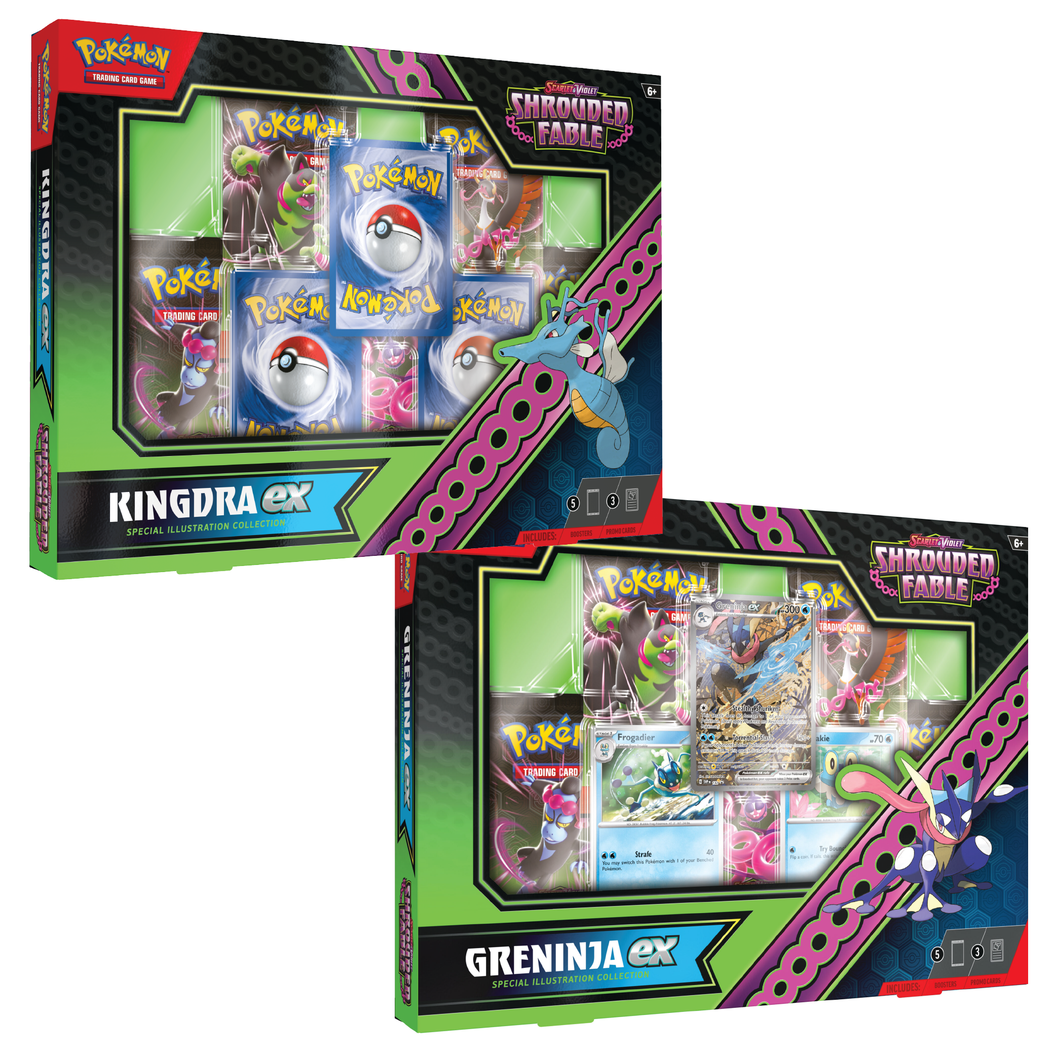 Shrouded Fable Special Illustration Collection Greninja/Kingdra ex (Set of 2)、mySite、waistdrama