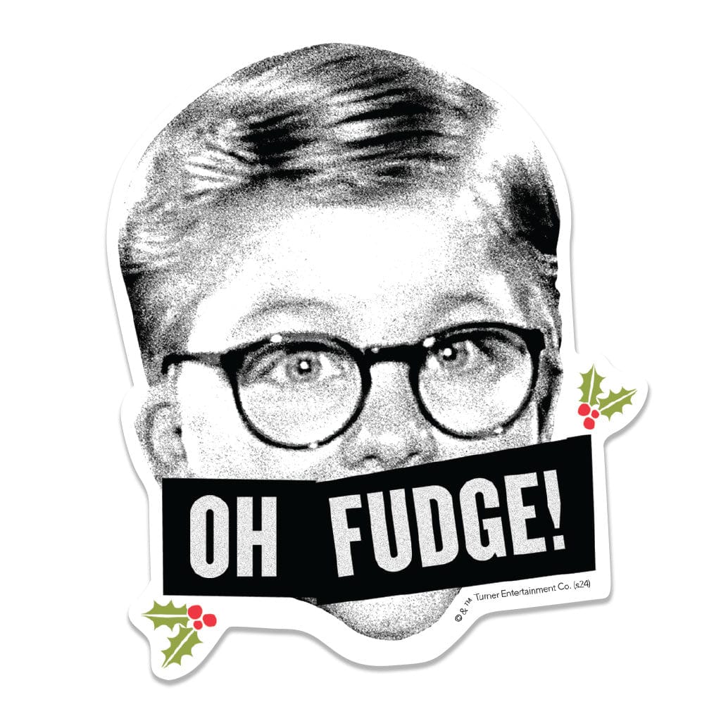  A Christmas Story - Oh Fudge Vinyl Sticker、mySite、ghnorth
