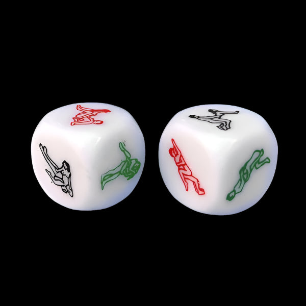 6 Sided Adult Dice | White | Games、mySite、bottomscart