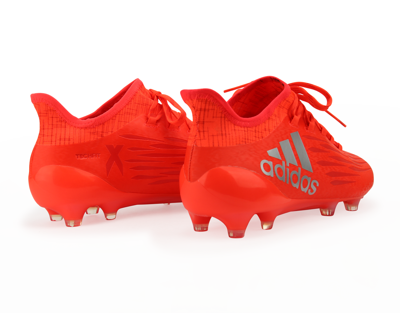 adidas Men's X 16.1 FG/AG Solar Red/Metalic Silver、mySite、noshort