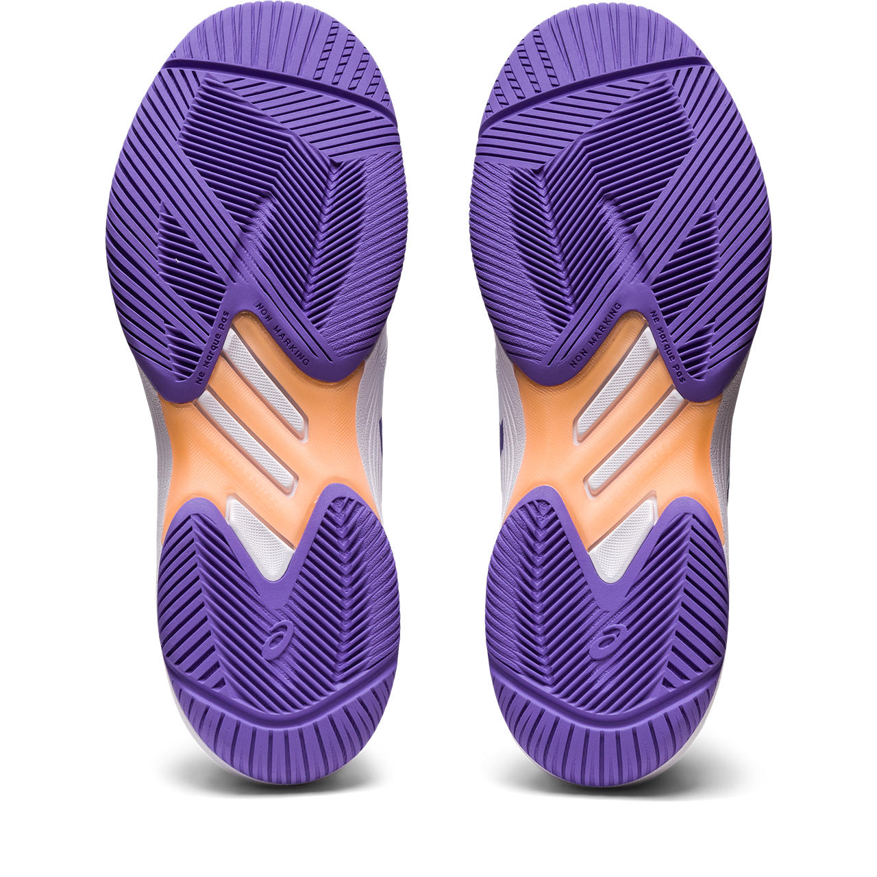 Asics Solution Swift FF Women's Tennis Shoe (White/Purple)