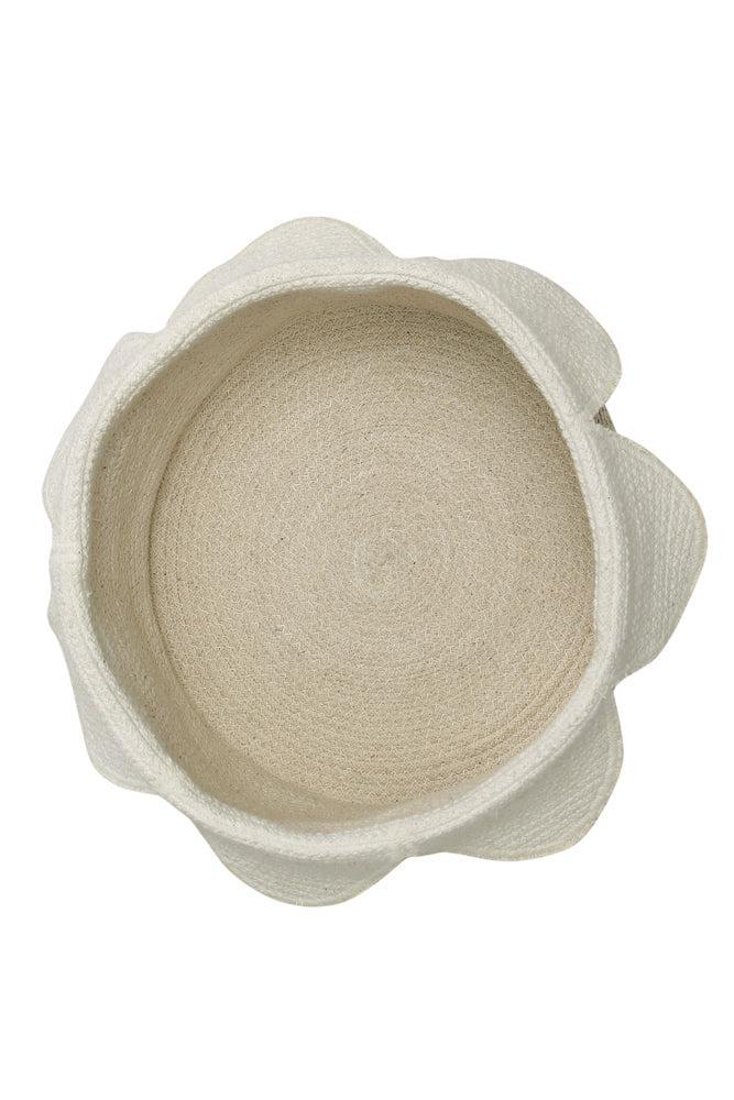 STORAGE BASKET PETALS IVORY、mySite、gigharbornorthrealestate