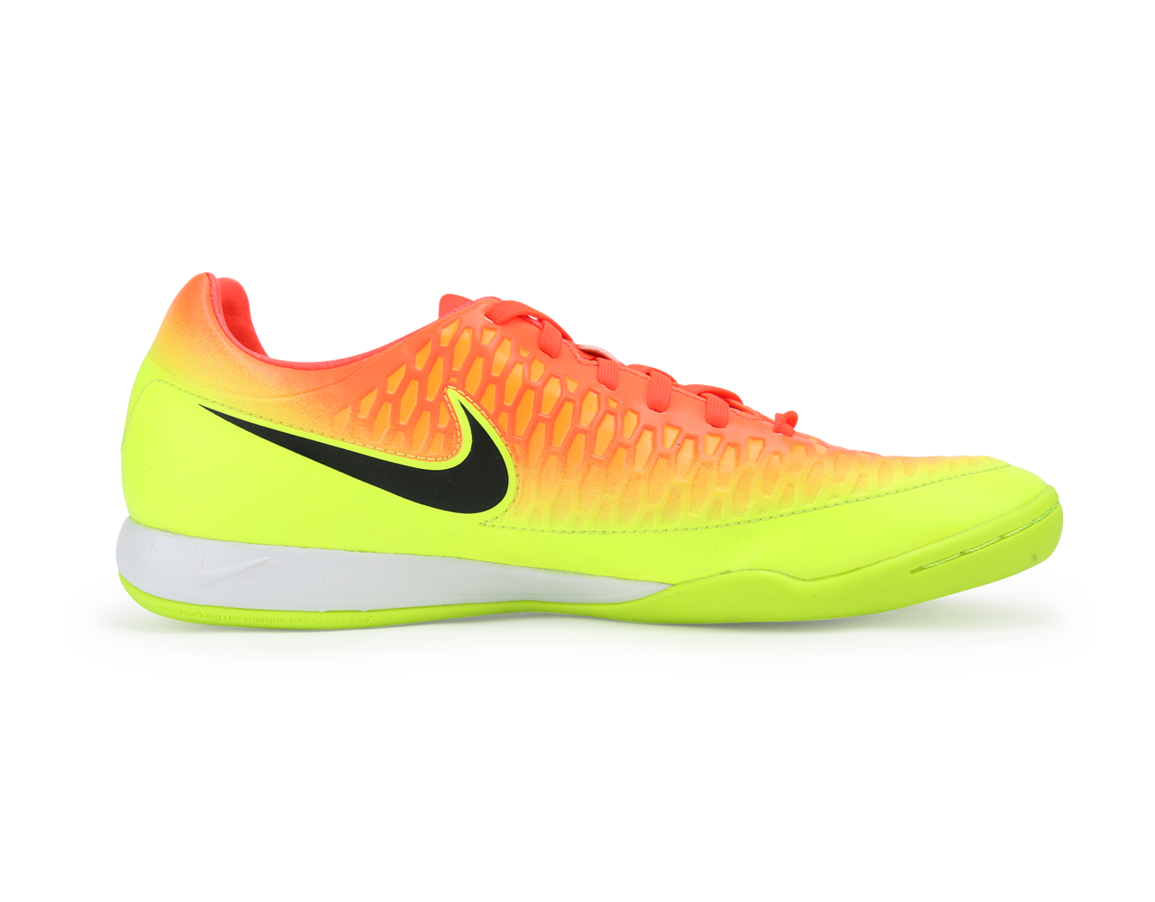Nike Men's Magista Onda Indoor Soccer Shoes Total Crimson/Black Volt/Bright Citrus、mySite、noshort