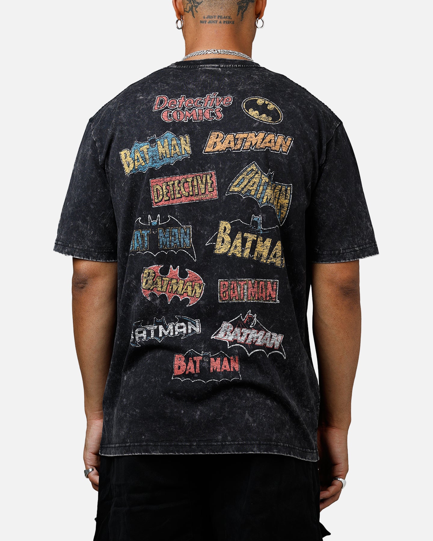 New Era X DC Batman T-Shirt Washed Black、mySite、zt4zffjzw