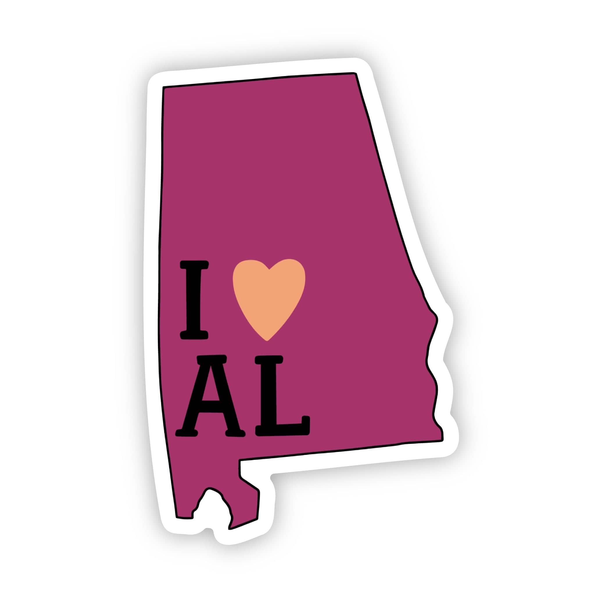  I Love Alabama Sticker、mySite、elrpsem3k