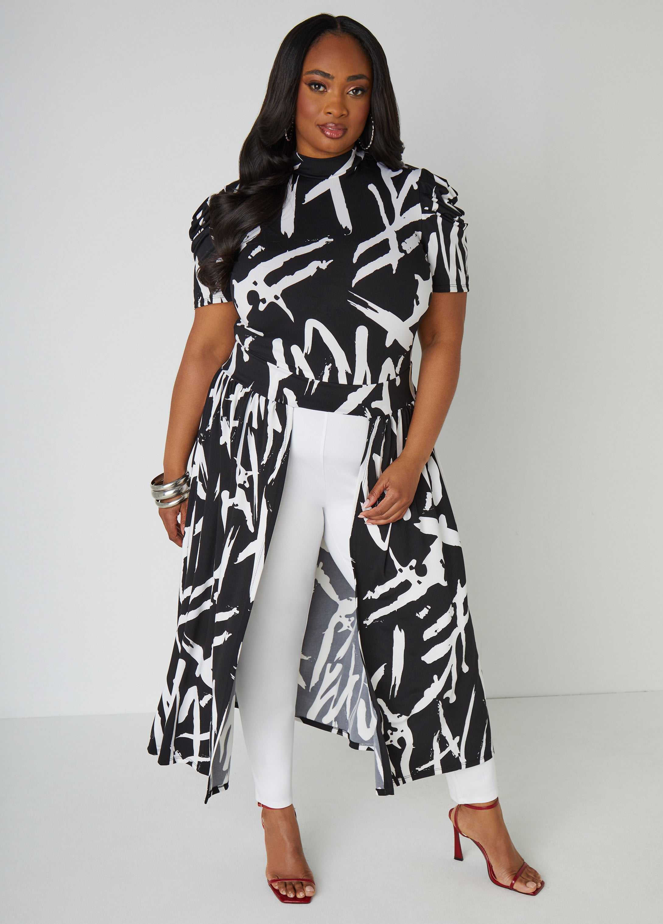 Printed Split Front Duster、mySite、bengalsvssteelers