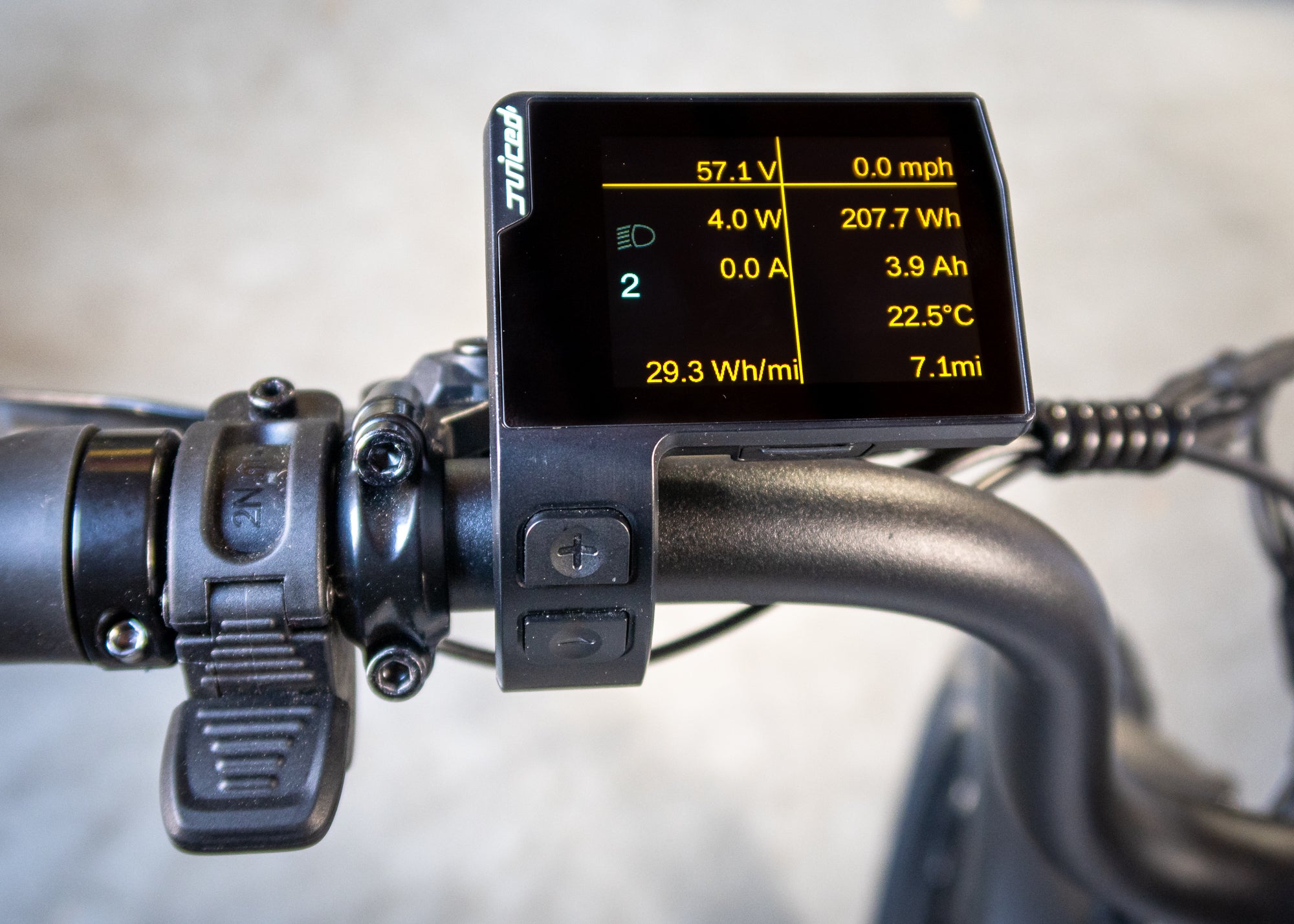 Juiced Bikes Smart Color LCD Display Screen、mySite、bengalsvssteelers