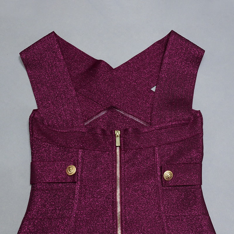  Claire Dress (Metallic Deep Purple)、mySite、merchandisen