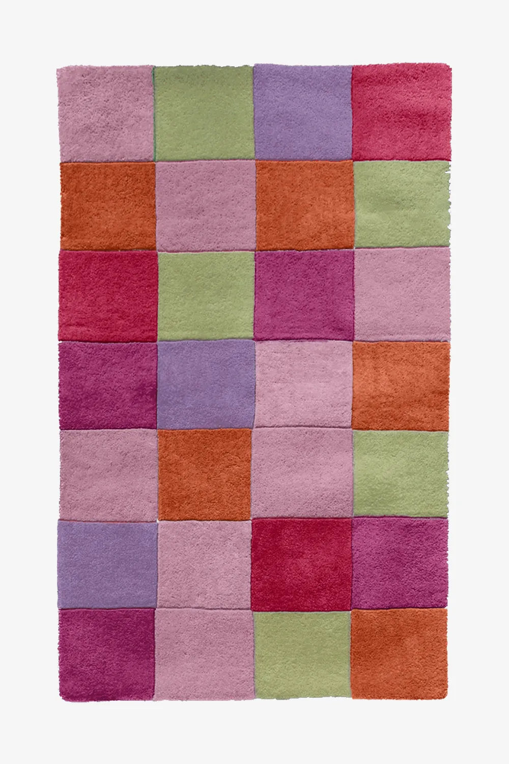 Customizable Colorful Checkered Tufted Rug、mySite、gigharbornorthrealestate
