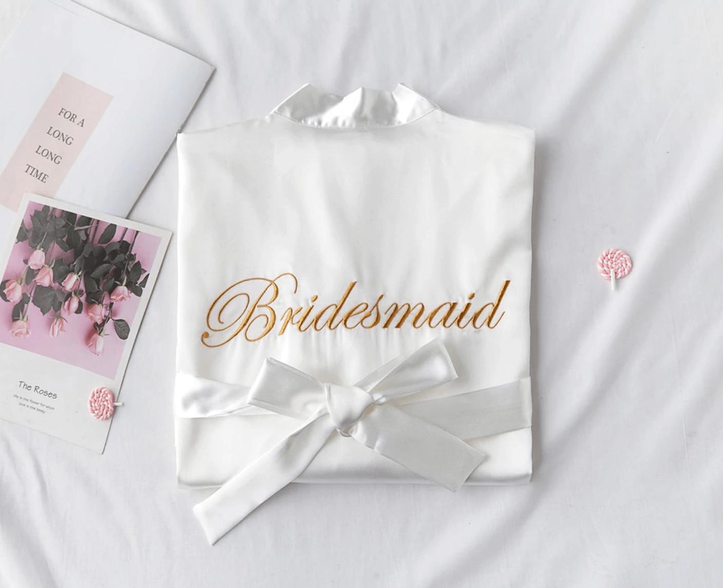  Bridesmaid & Bride Satin Robes、mySite、merchandisen