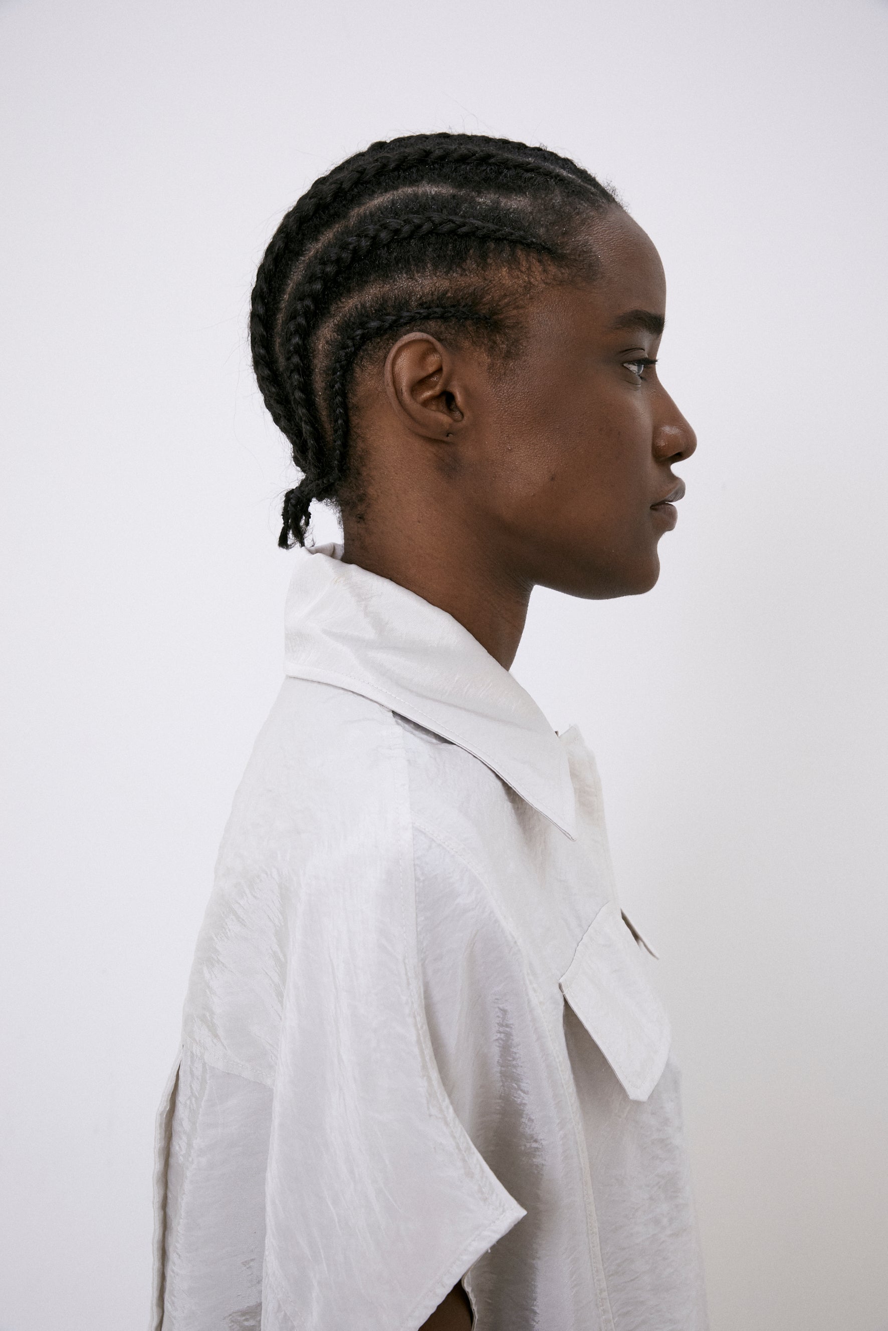 MEIMEIJ Satin Shirt - Final Sale、mySite、noshort