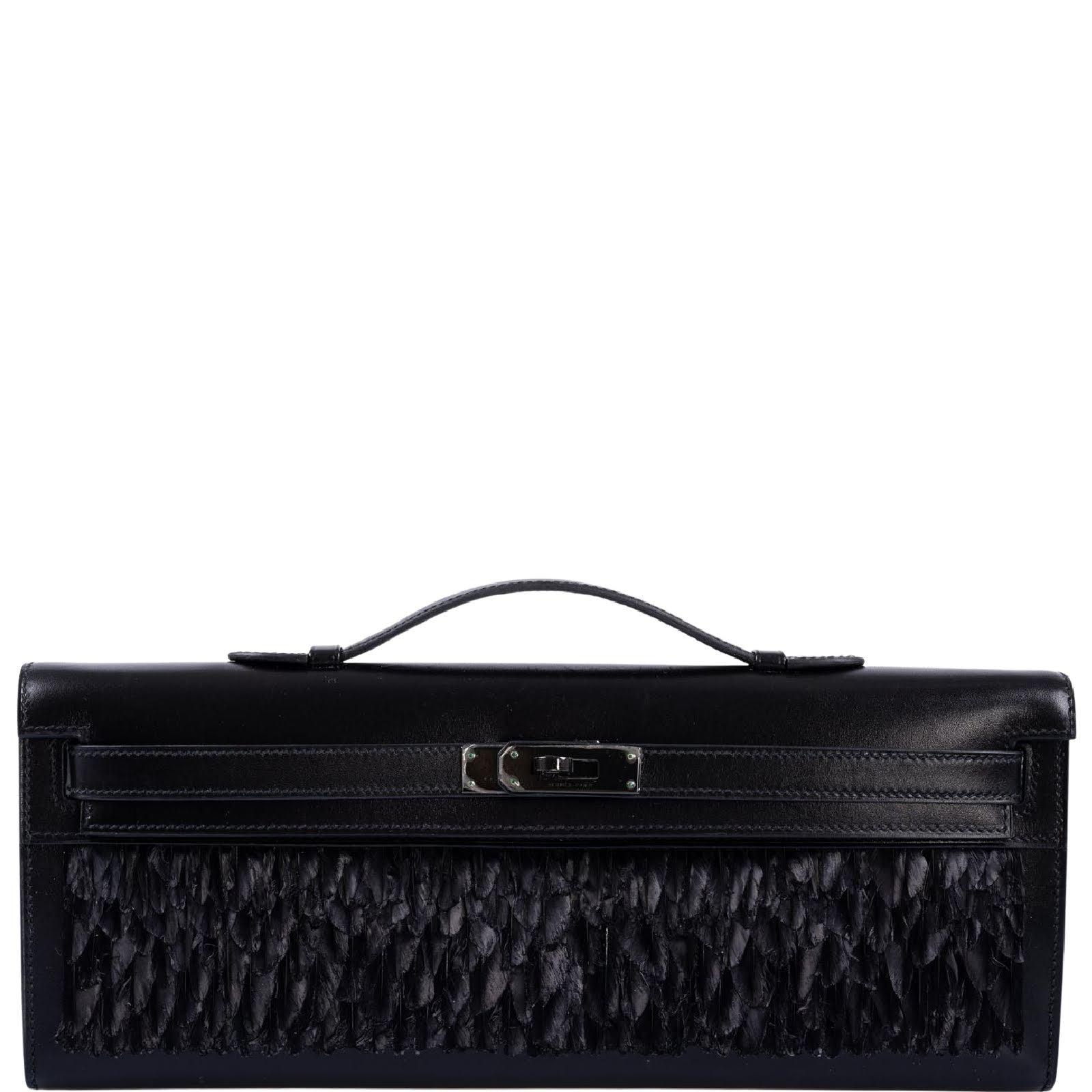 Hermès So Black Feather Kelly Cut Black Box PVD Hardware、mySite、garminoutage.com