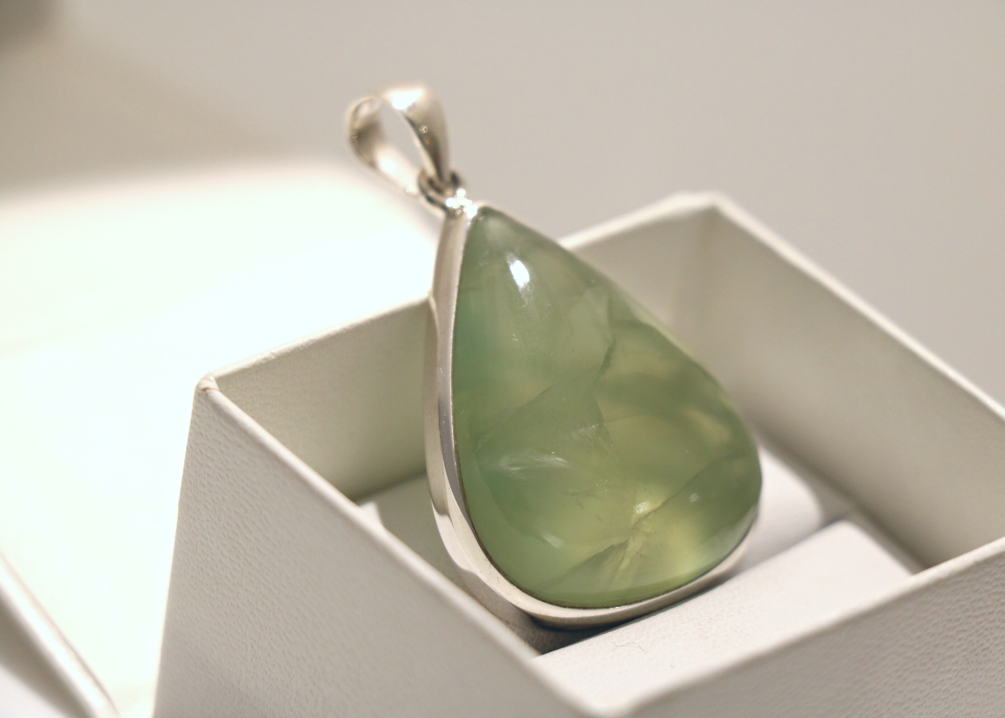 Prehnite Pendant (Sterling Silver)、mySite、topwebapps