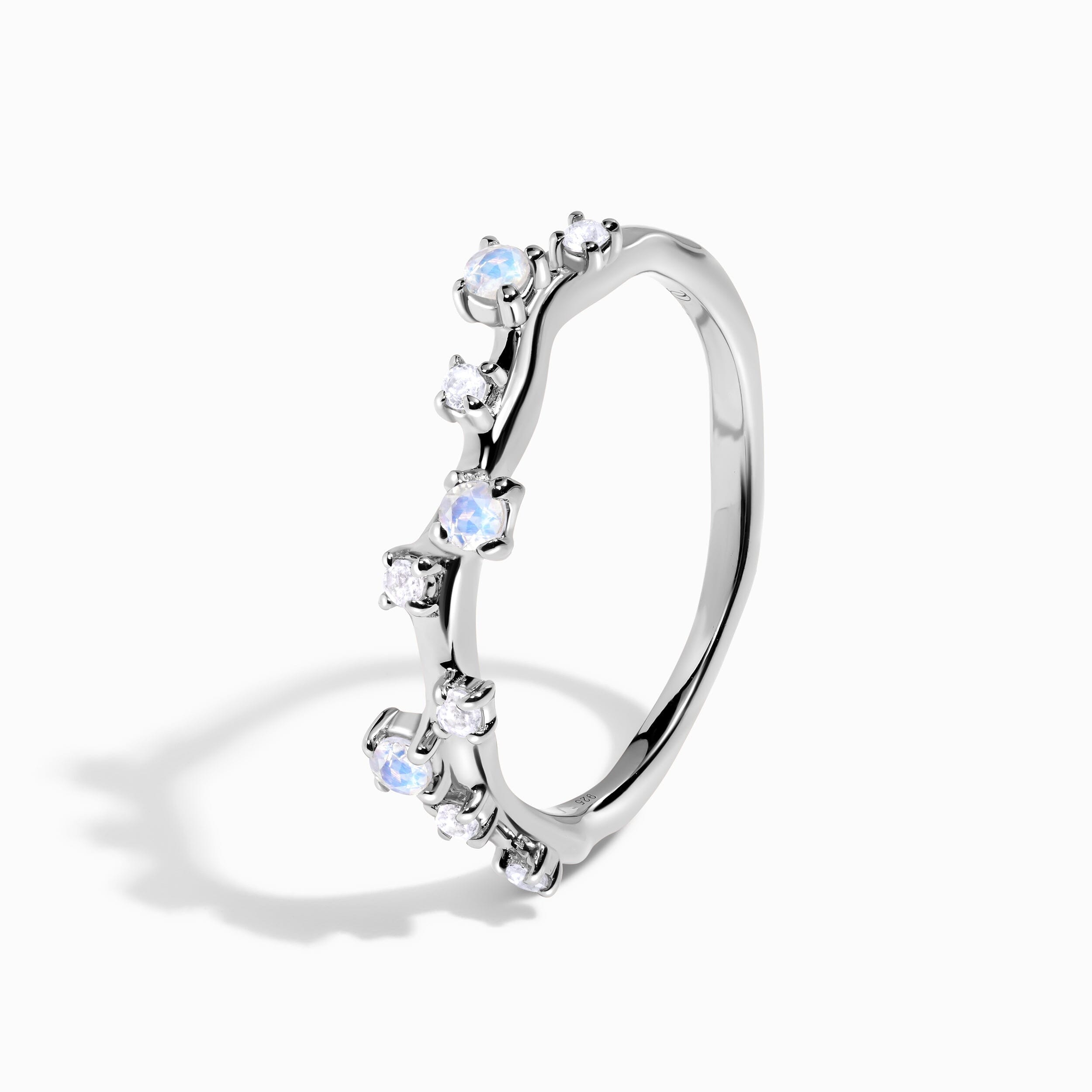 Moonstone Enfolded Ring & Stardust Band、mySite、hinf8tx79