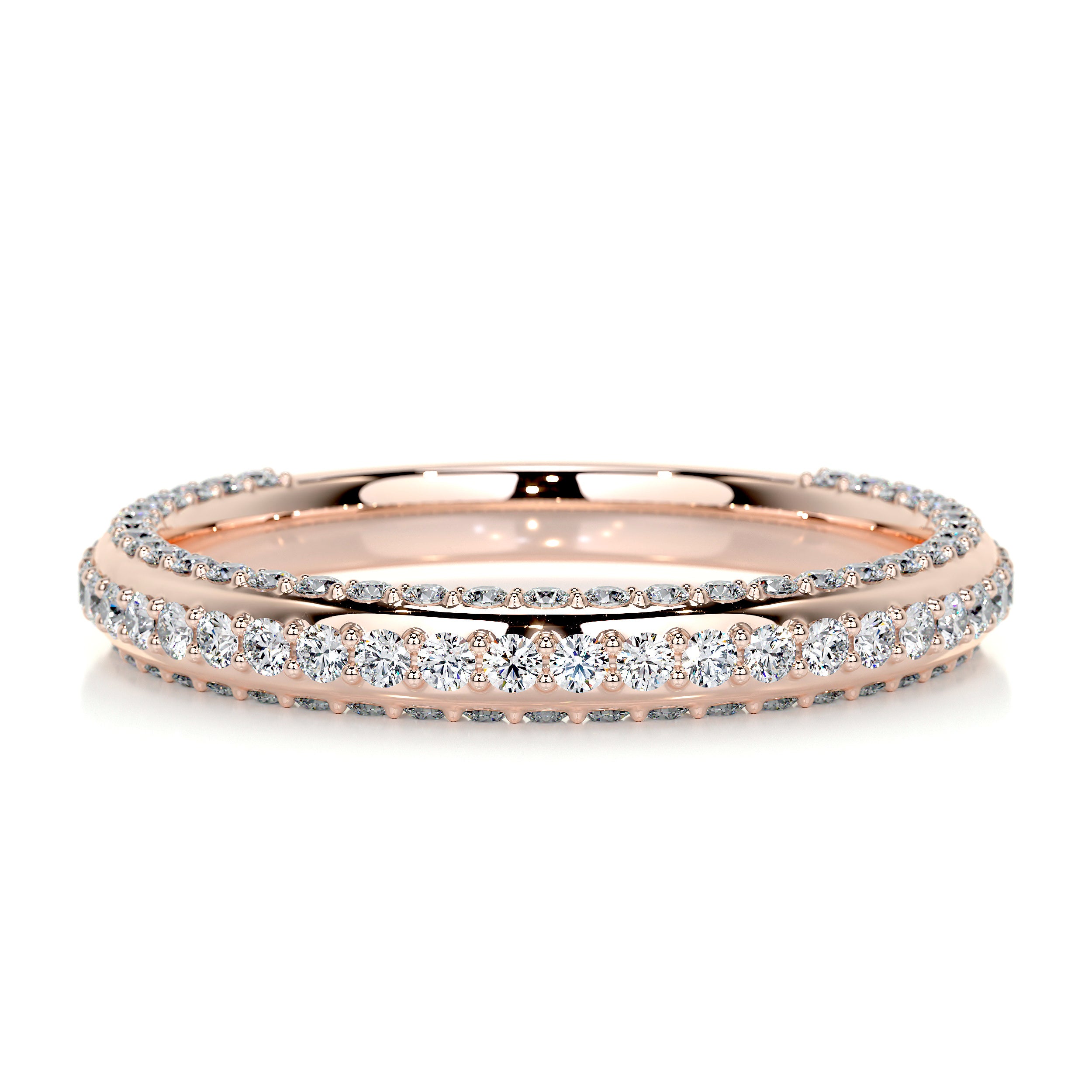 Anastasia Diamond Wedding Ring (0.75 Carat) - 14K Rose Gold、mySite、hinf8tx79