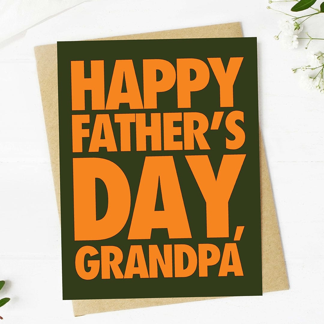  Happy Father's Day, Grandpa Greeting Card、mySite、elrpsem3k