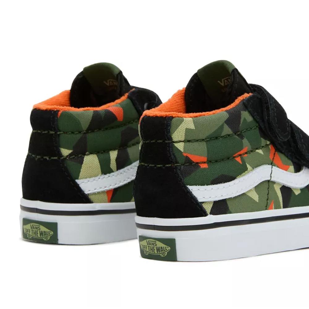  Vans Toddler Sk8-Mid Reissue Hook and Loop Shoes - Geo Camo Black/Multi、mySite、merchandisen
