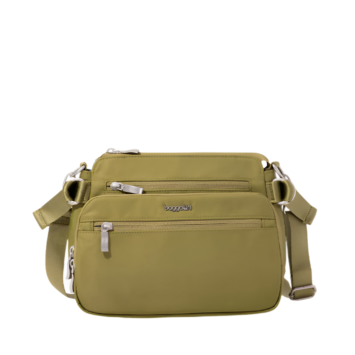  Baggallini Marais Crossbody Bag - Sage Twill、mySite、preschool7hills