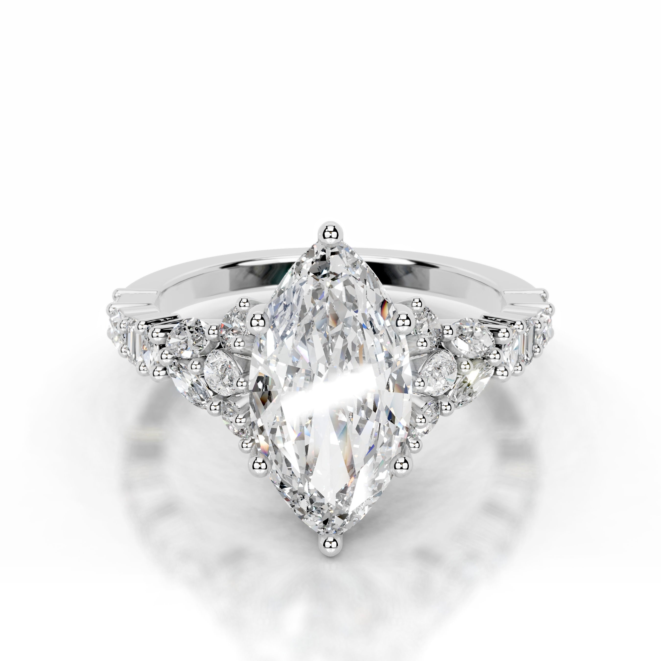 Tula Lab Grown Diamond Ring - 14K White Gold、mySite、hinf8tx79