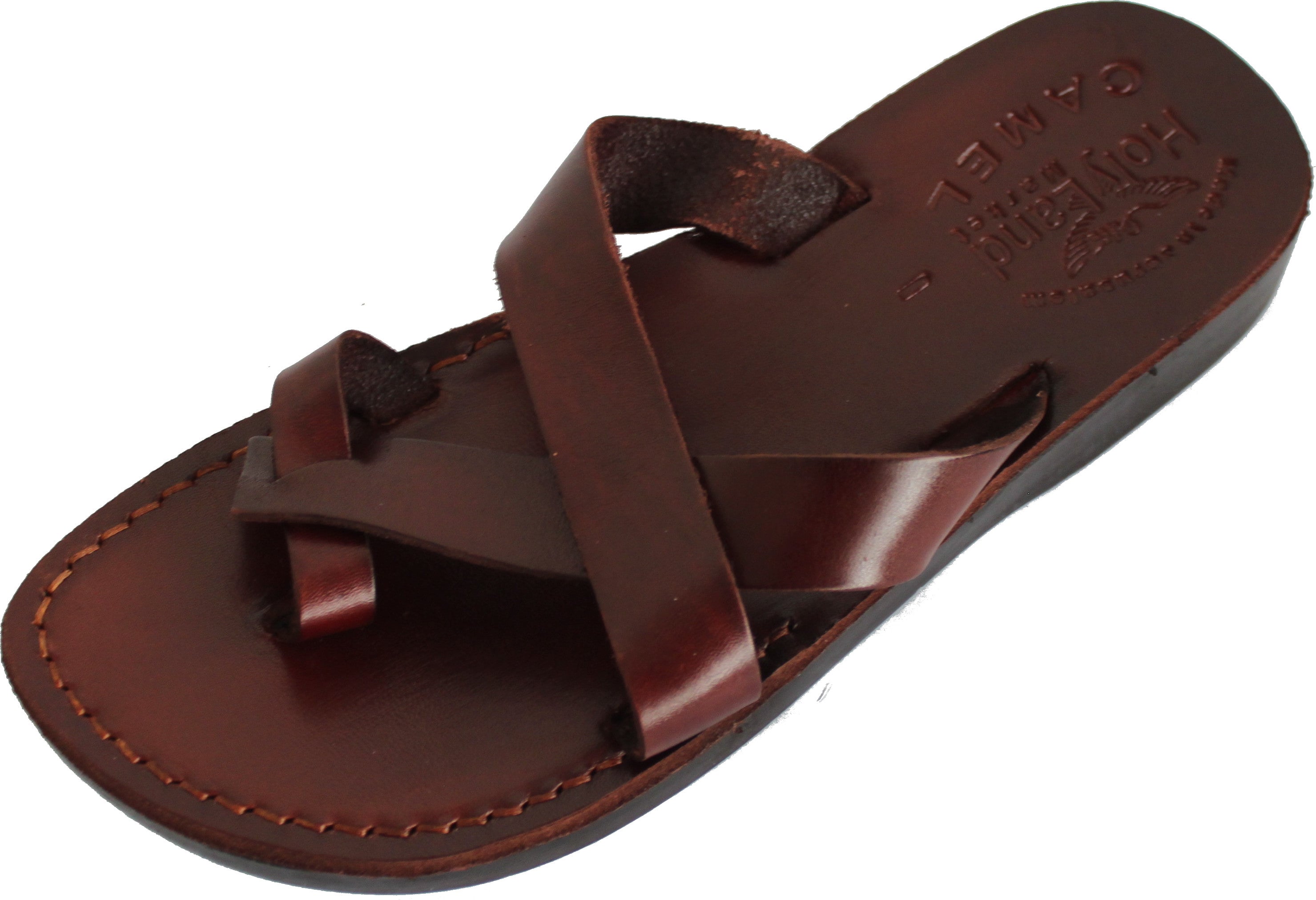  Holy Land Market Men/Women Biblical Jesus Leather Sandals/Slides From Jerusalem (Paul Style I)、mySite、elrpsem3k
