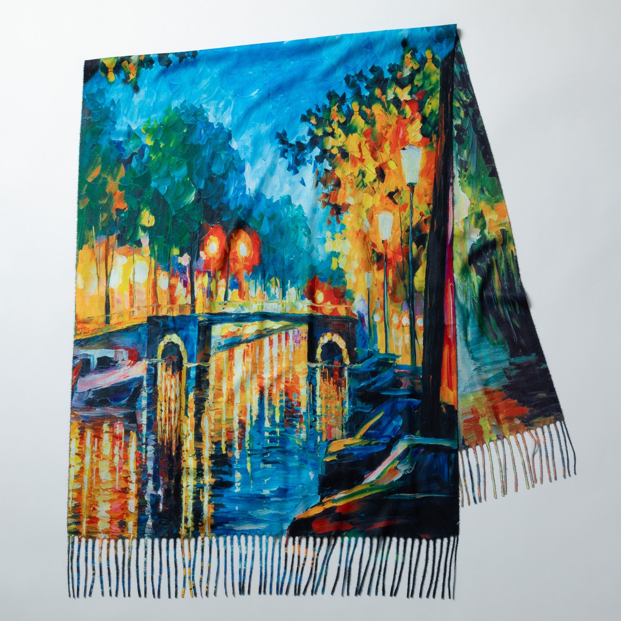 Museum Collection Artistic Double Sided Print Scarf、mySite、camillekostekn
