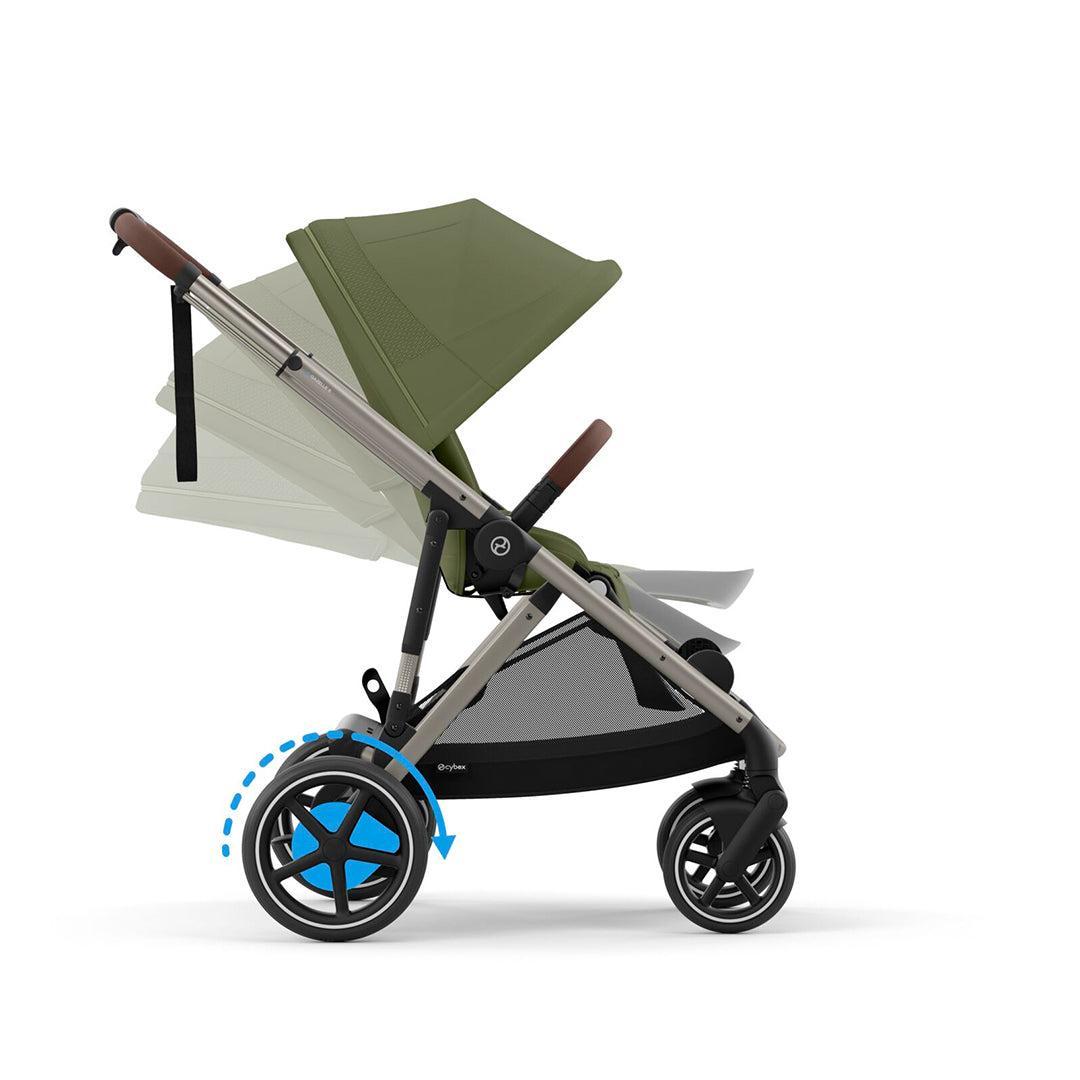  CYBEX eGazelle S Pushchair - Moss Green、mySite、merchandisen