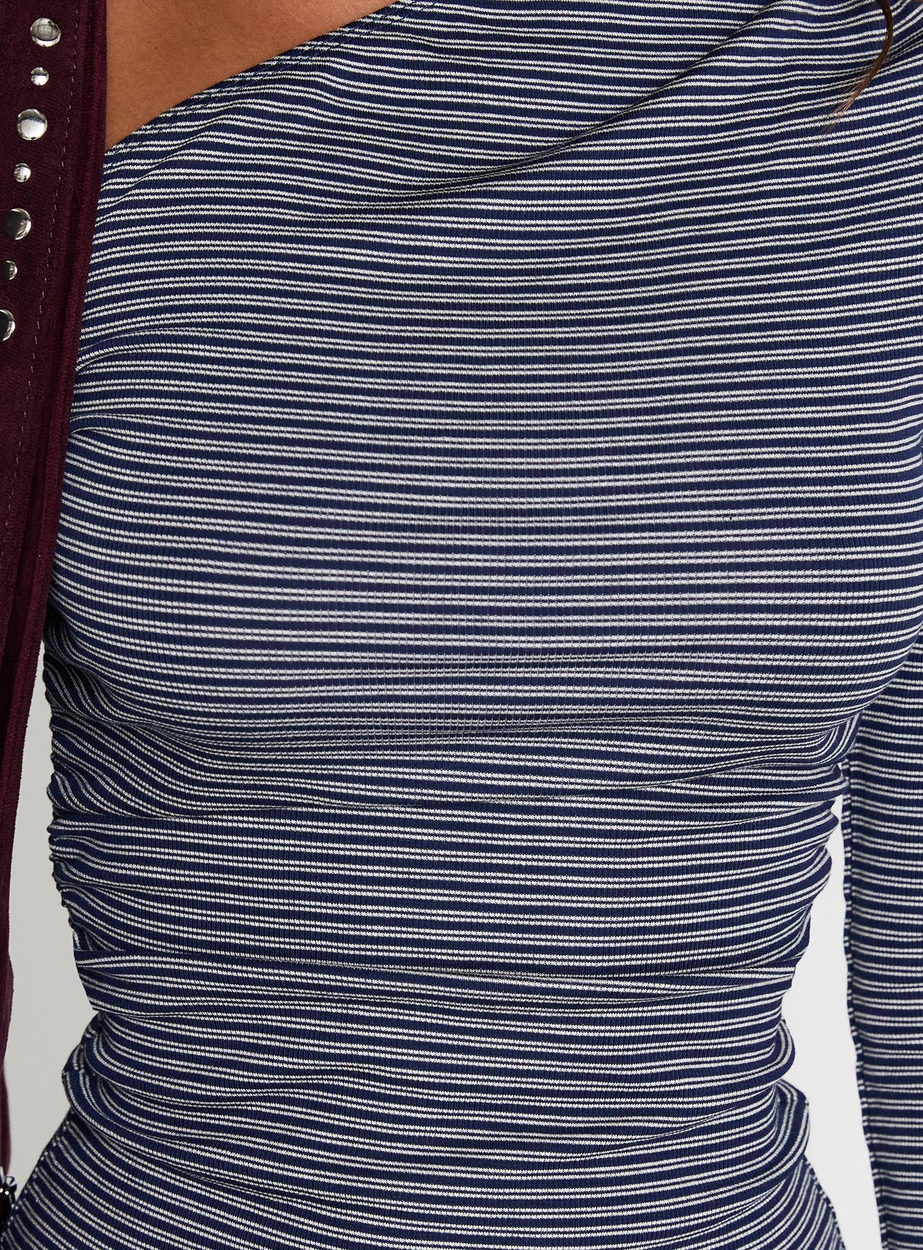 Beller Long Sleeve Top Navy Stripe、mySite、solidvoid