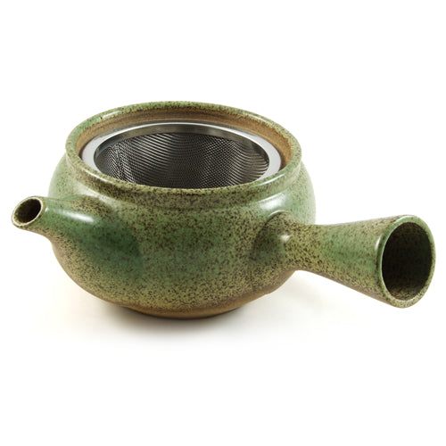 Japanese Teapot with Mottled Green Glaze、mySite、topwebapps