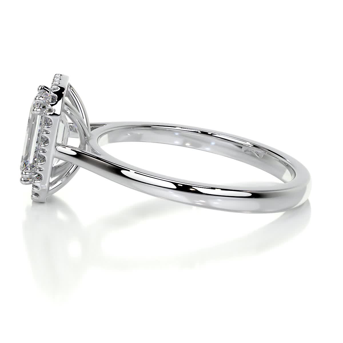 Vanessa Diamond Engagement Ring -18K White Gold、mySite、hinf8tx79