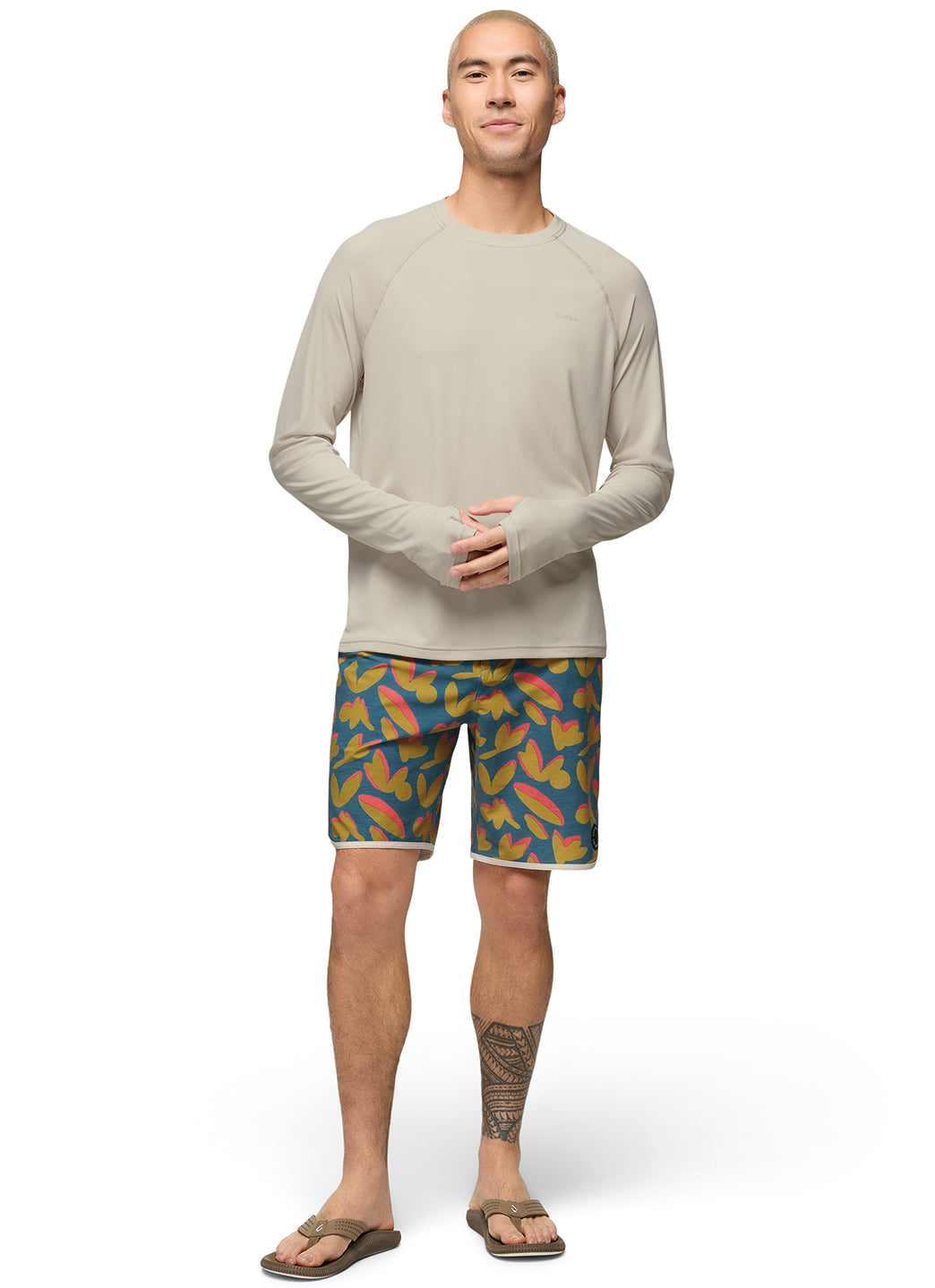 prAna Men's Prana Vintage 17 Board Short、mySite、noshort