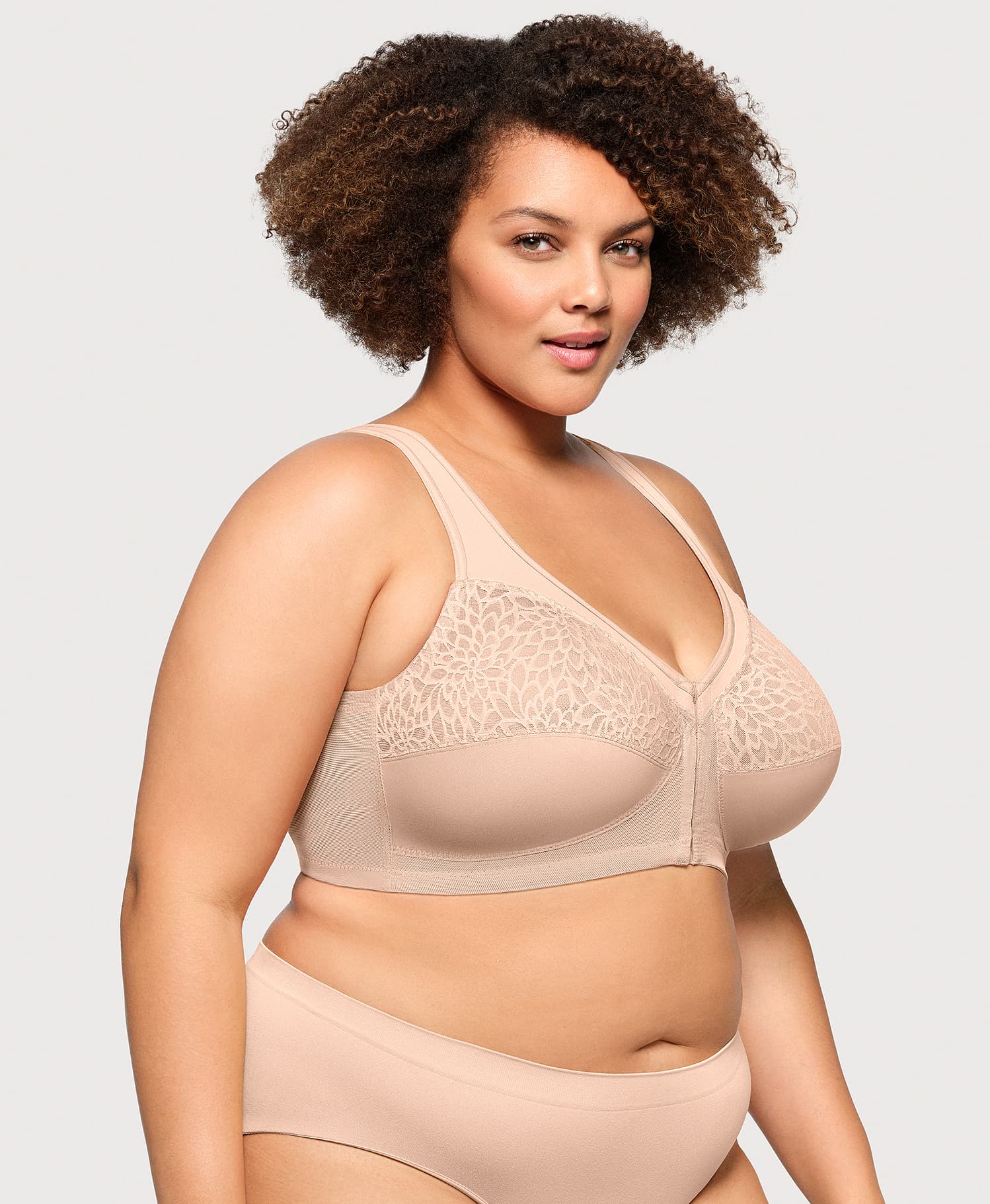  MagicLift Front-Closure Racerback Bra Cafe、mySite、justintrudeaud