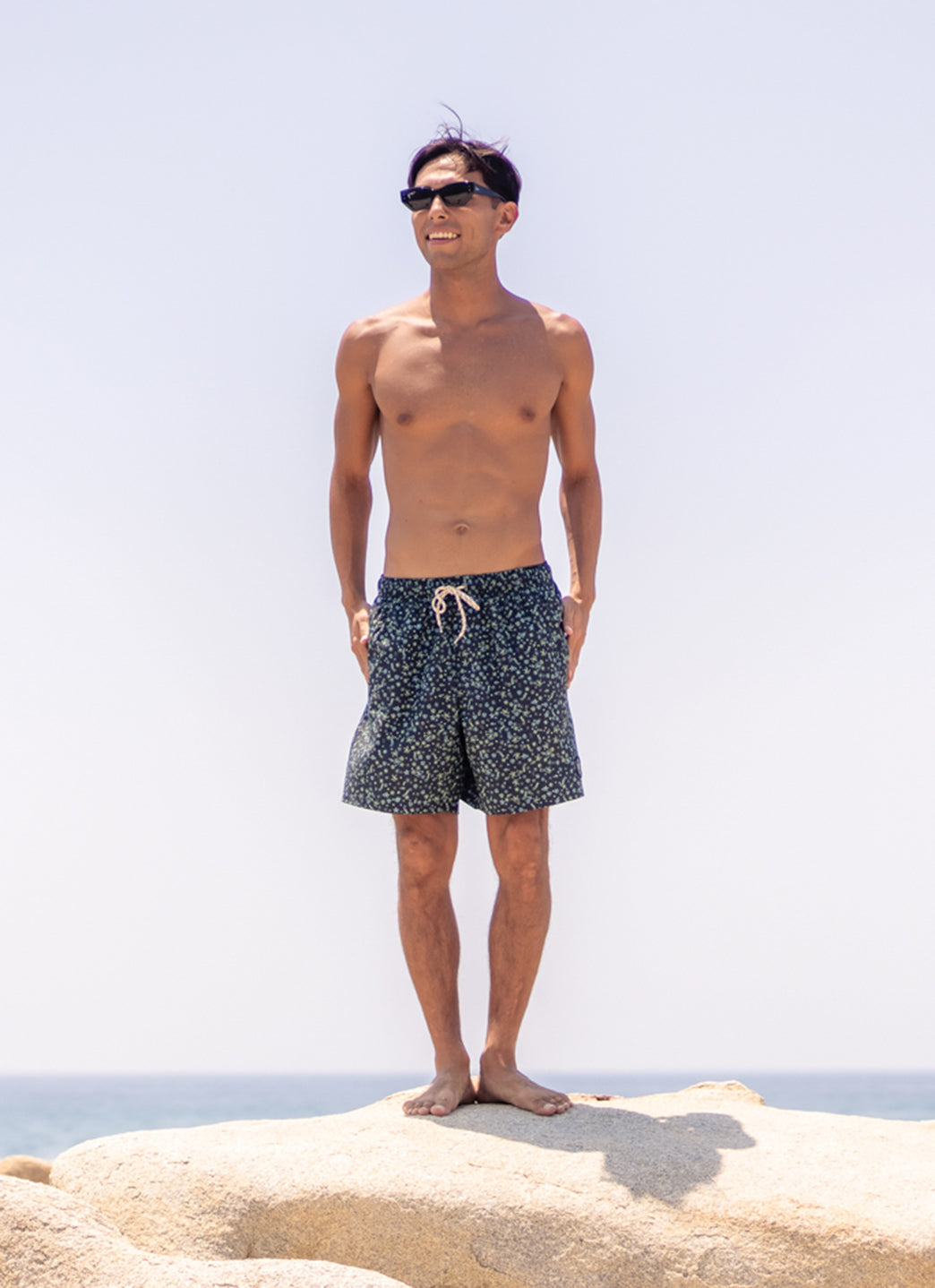 Eidon Men's 17Tiny Sea Volley Swim Trunks、mySite、noshort