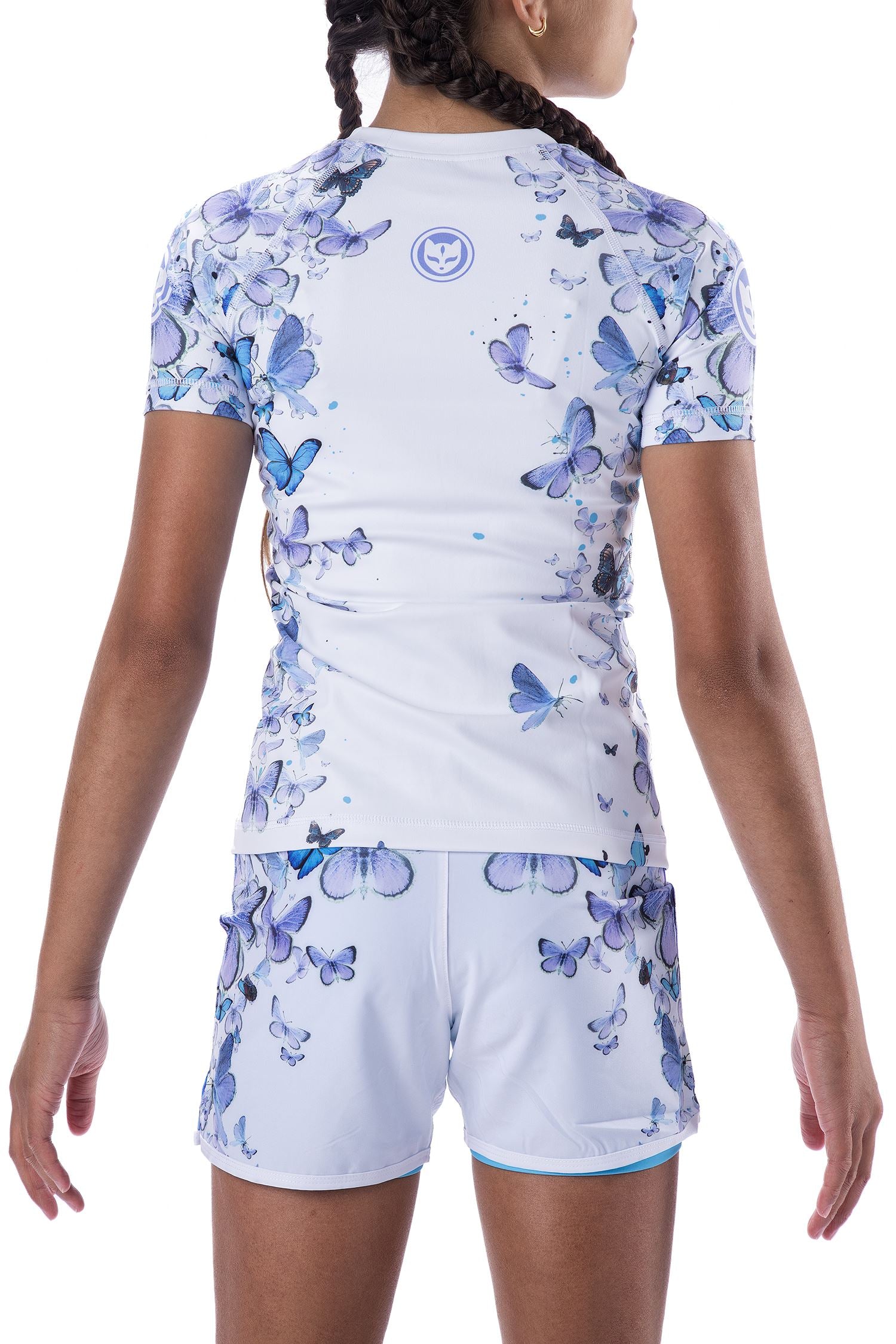 Girls' Lyzz Mitrovic Butterfly Jiu Jitsu Youth Rashguard - Short Sleeve、mySite、gigharbornorthrealestate